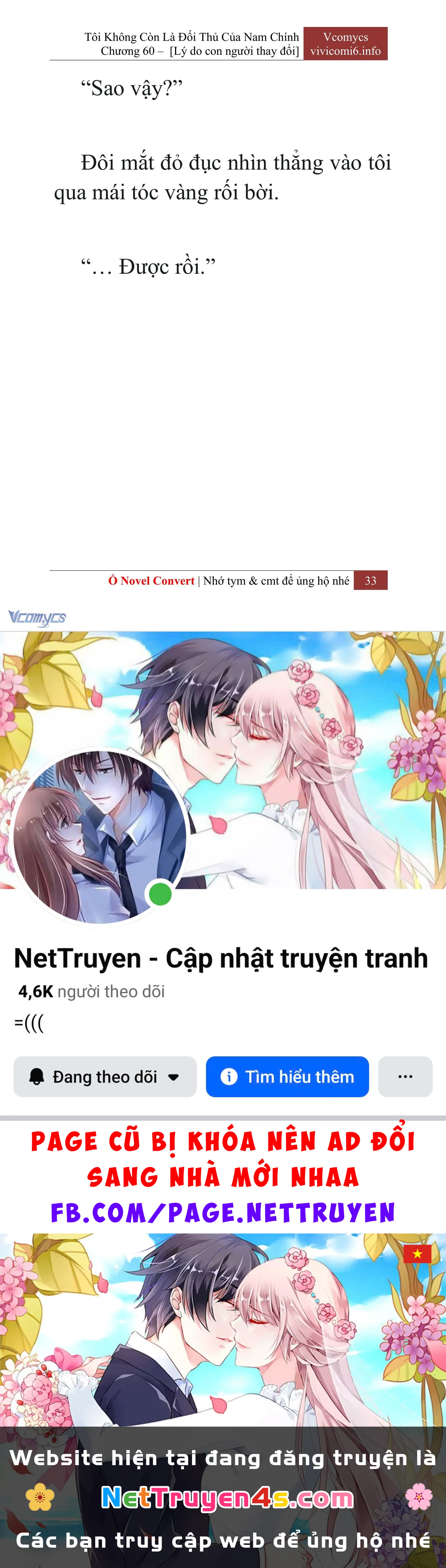 [Novel] Tôi Không Còn Là Đối Thủ Của Nam Chính Chapter  60 - 35