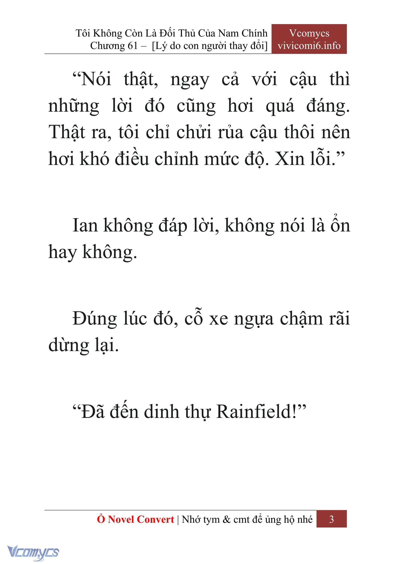 [Novel] Tôi Không Còn Là Đối Thủ Của Nam Chính Chapter  61 - 5