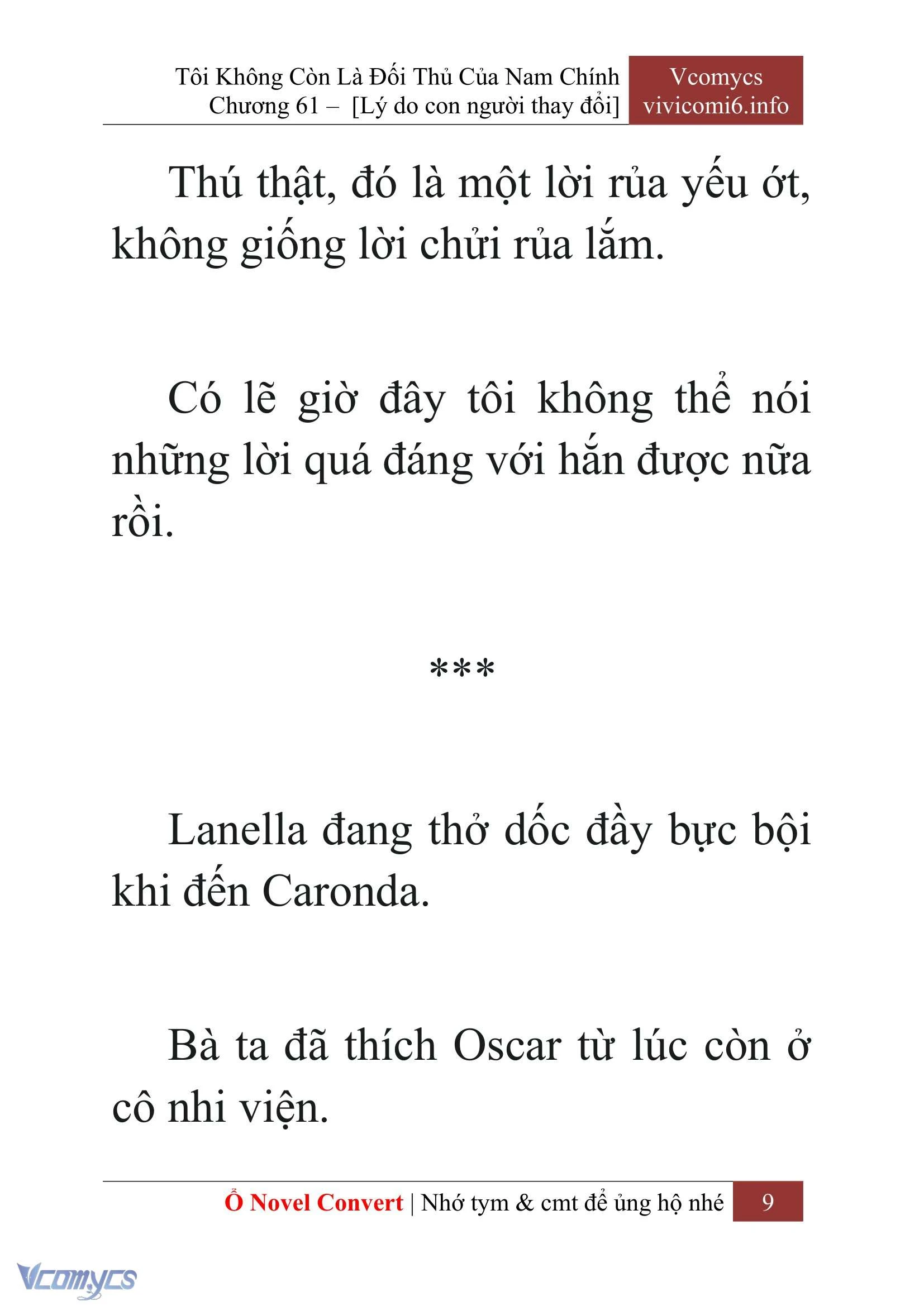 [Novel] Tôi Không Còn Là Đối Thủ Của Nam Chính Chapter  61 - 11