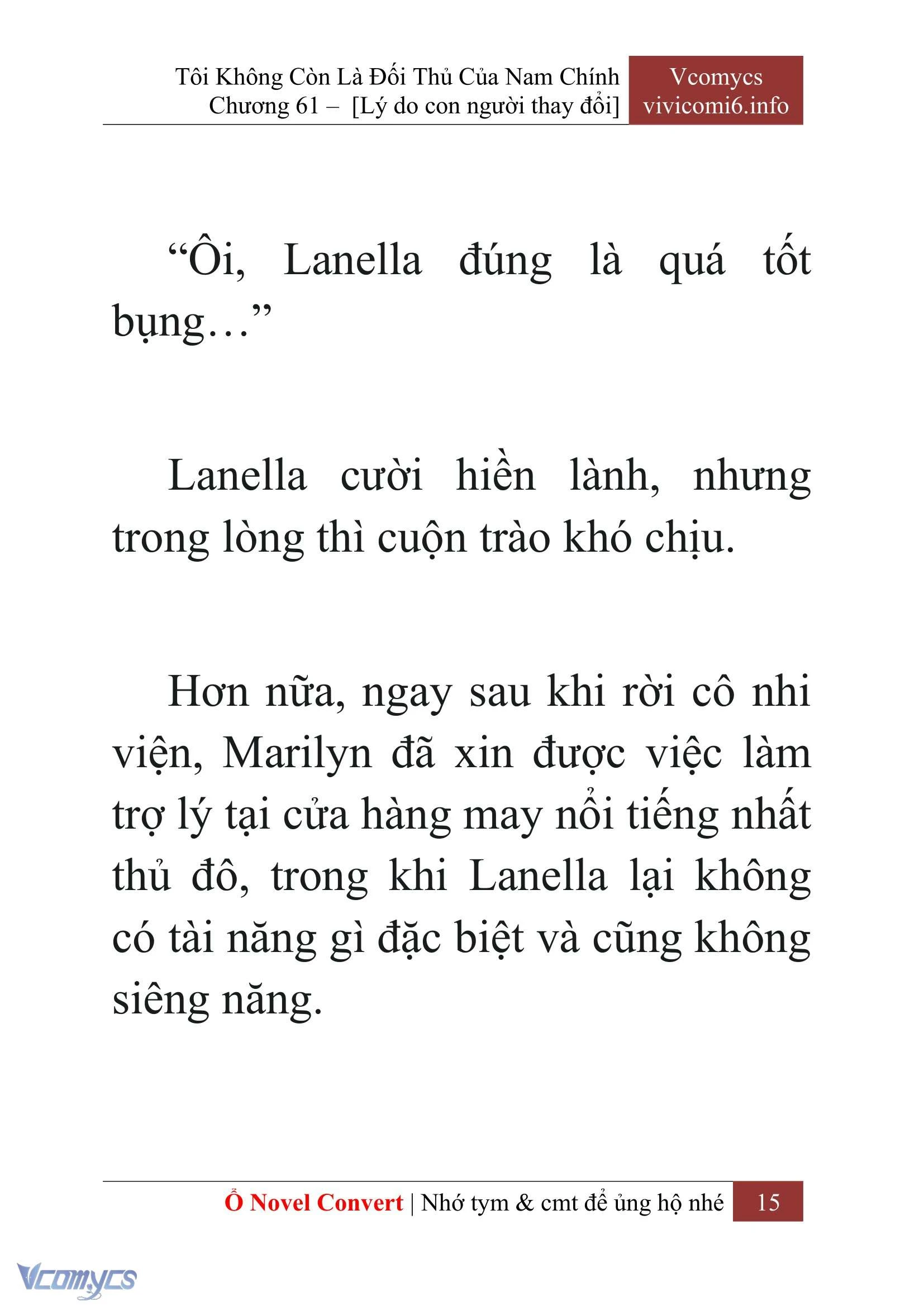 [Novel] Tôi Không Còn Là Đối Thủ Của Nam Chính Chapter  61 - 17