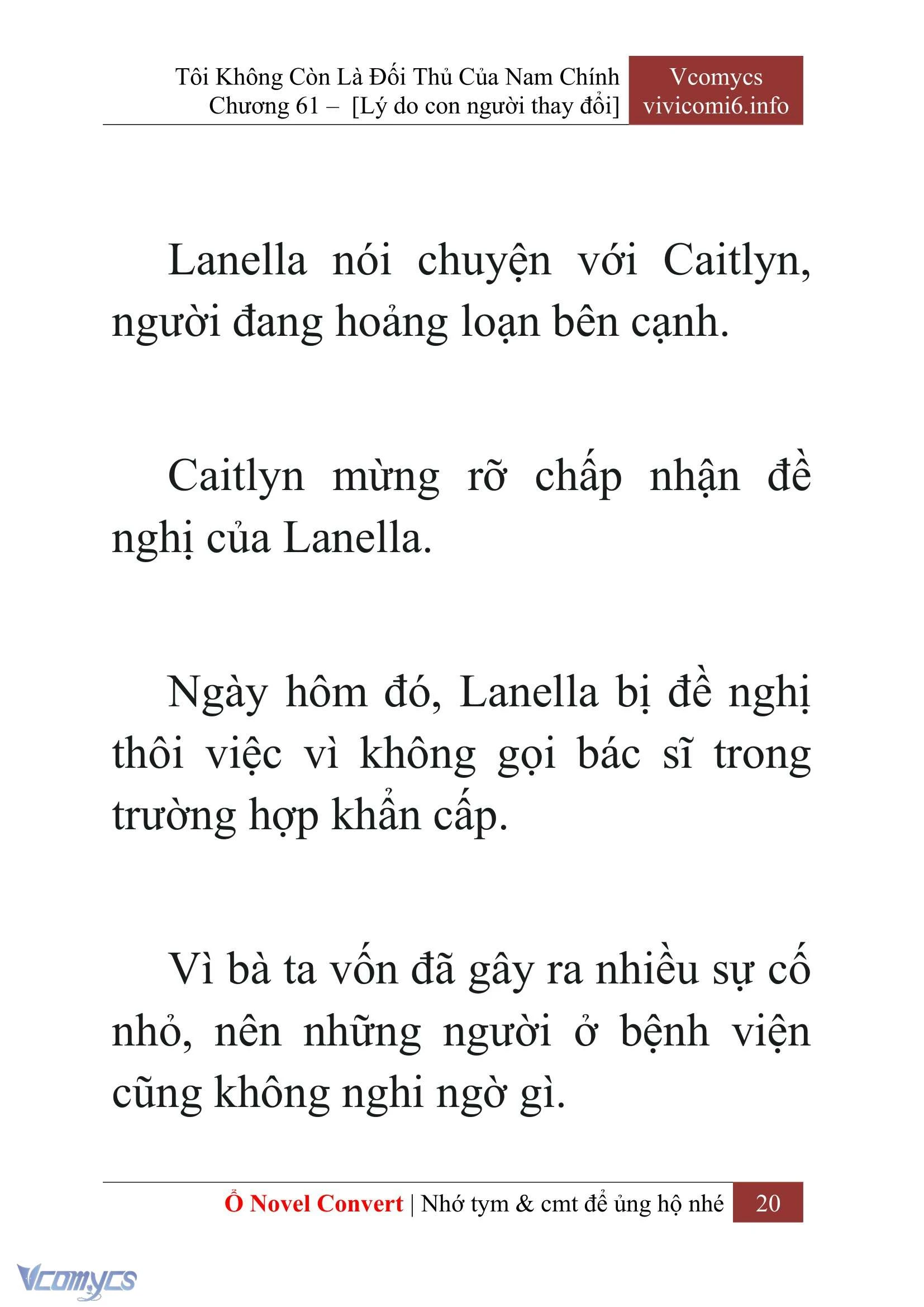 [Novel] Tôi Không Còn Là Đối Thủ Của Nam Chính Chapter  61 - 22