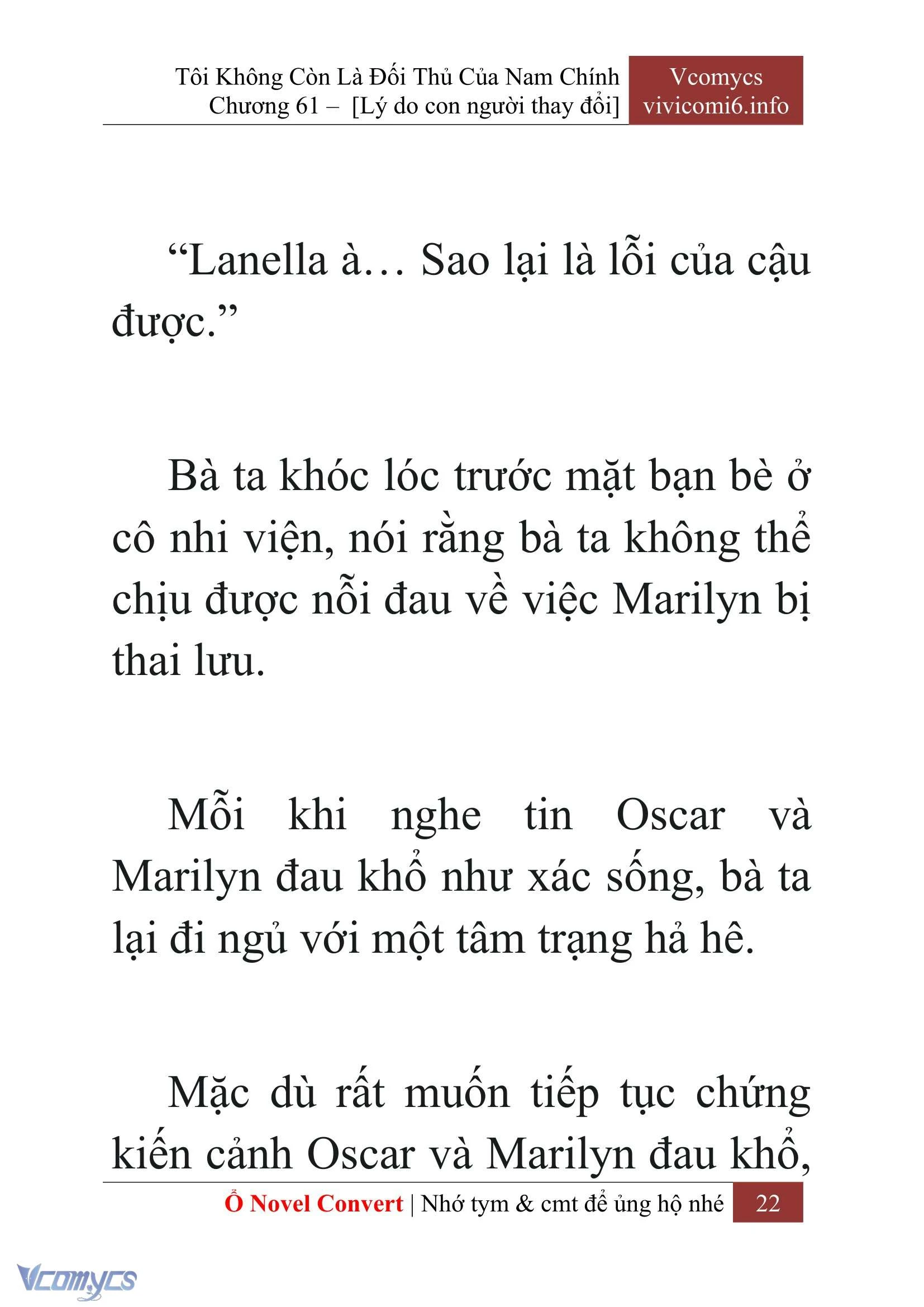 [Novel] Tôi Không Còn Là Đối Thủ Của Nam Chính Chapter  61 - 24