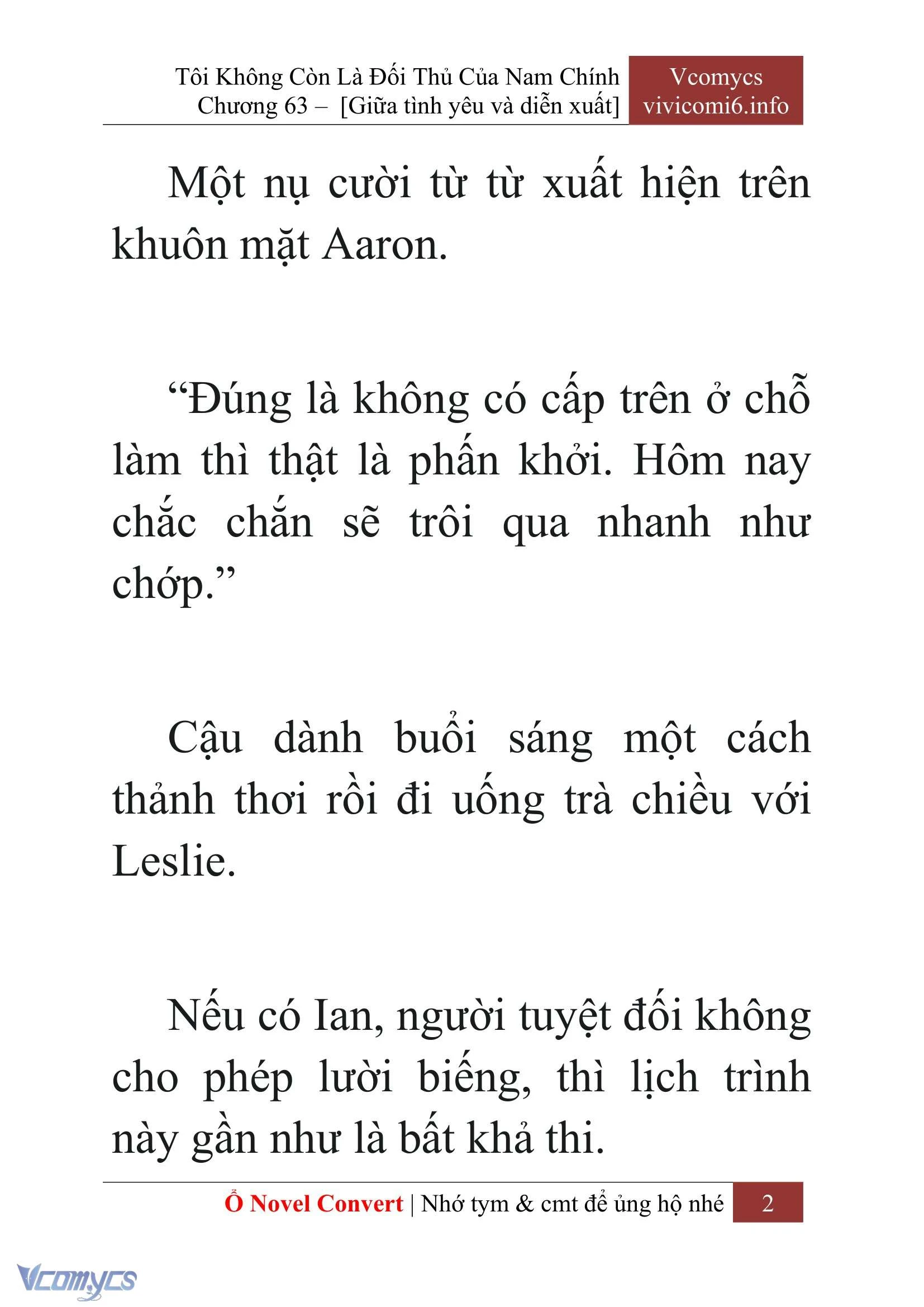[Novel] Tôi Không Còn Là Đối Thủ Của Nam Chính Chapter  63 - 4
