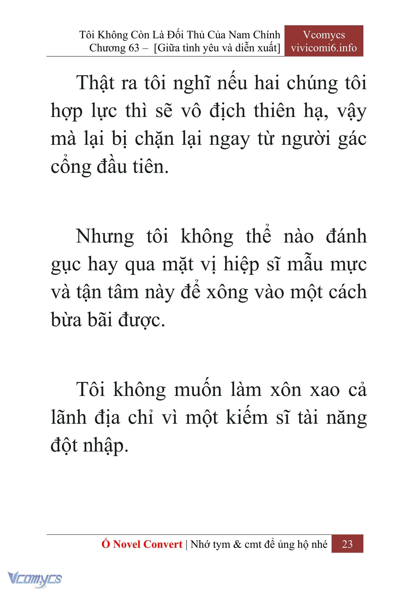 [Novel] Tôi Không Còn Là Đối Thủ Của Nam Chính Chapter  63 - 25