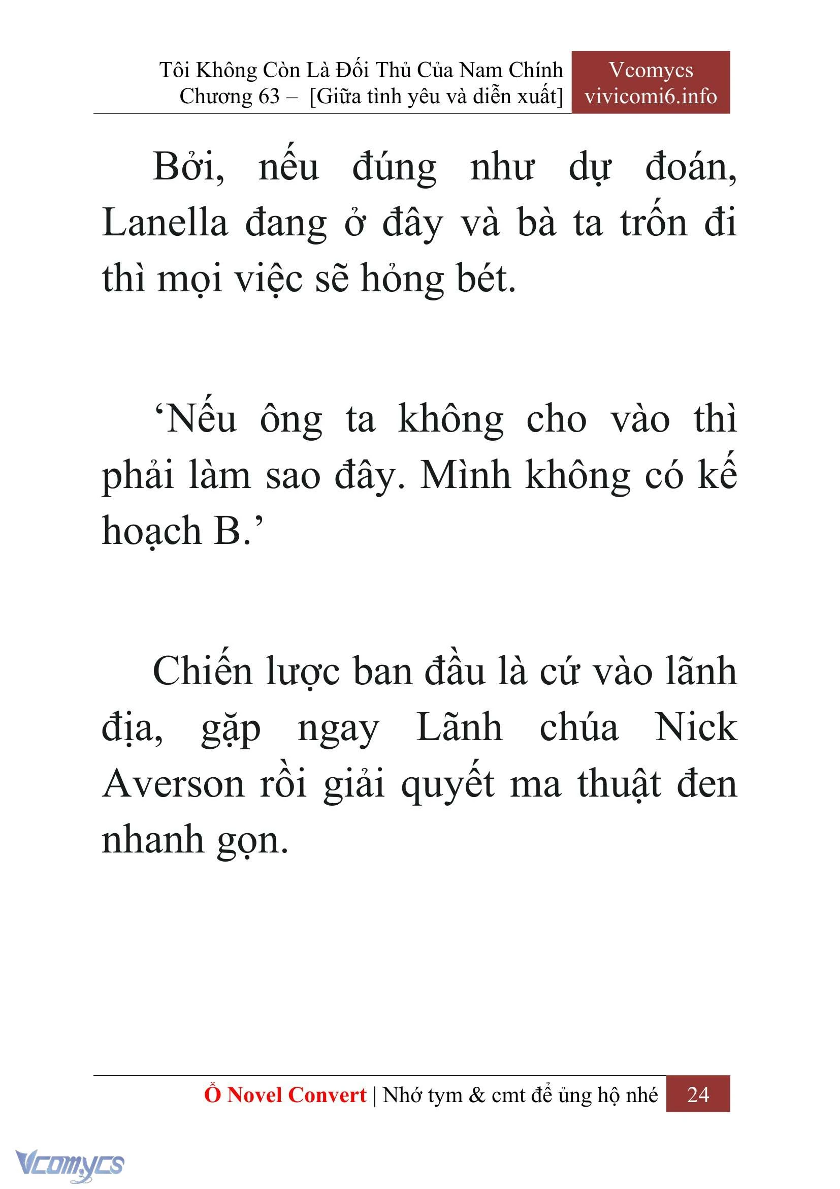 [Novel] Tôi Không Còn Là Đối Thủ Của Nam Chính Chapter  63 - 26