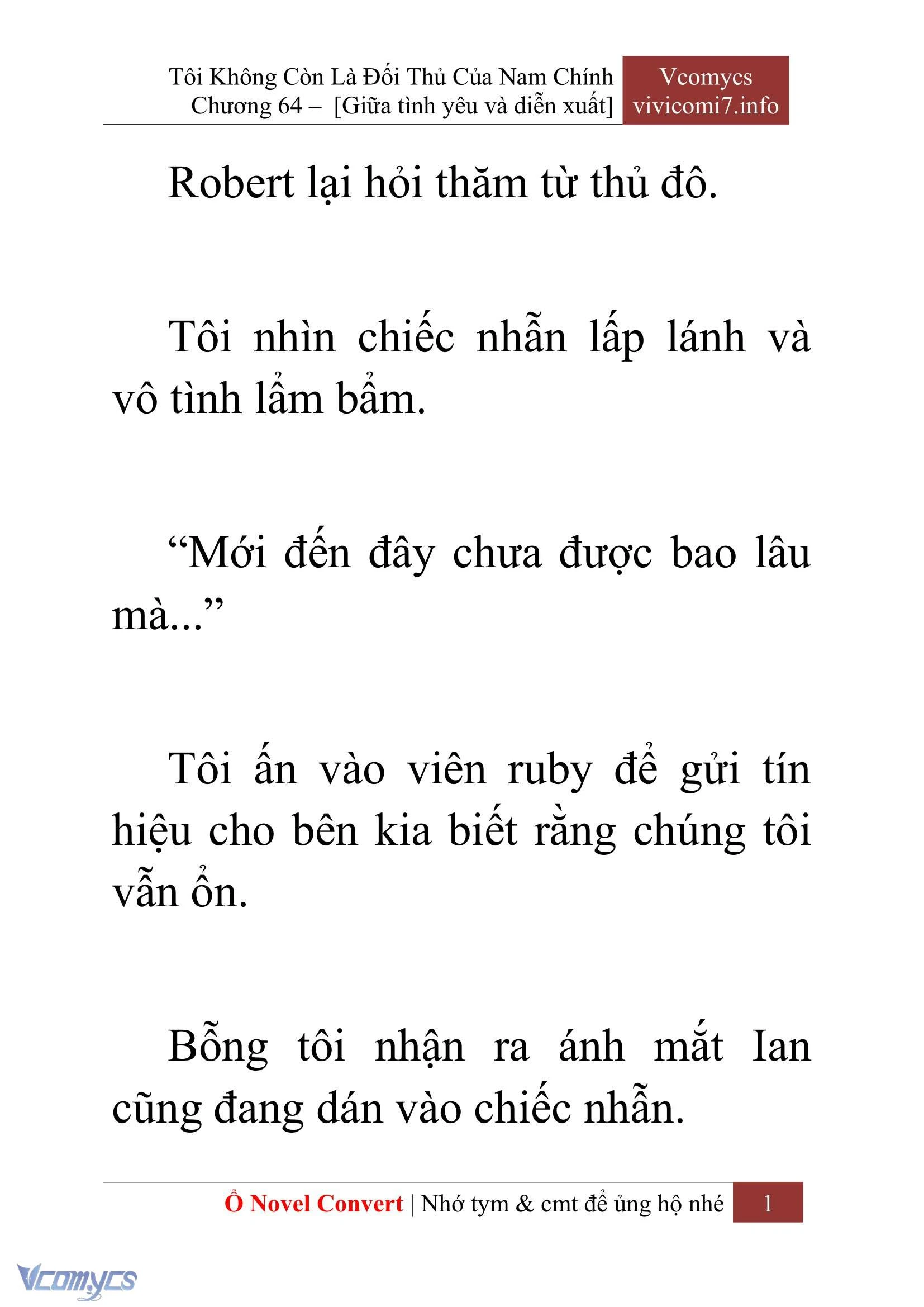 [Novel] Tôi Không Còn Là Đối Thủ Của Nam Chính Chapter  64 - 3