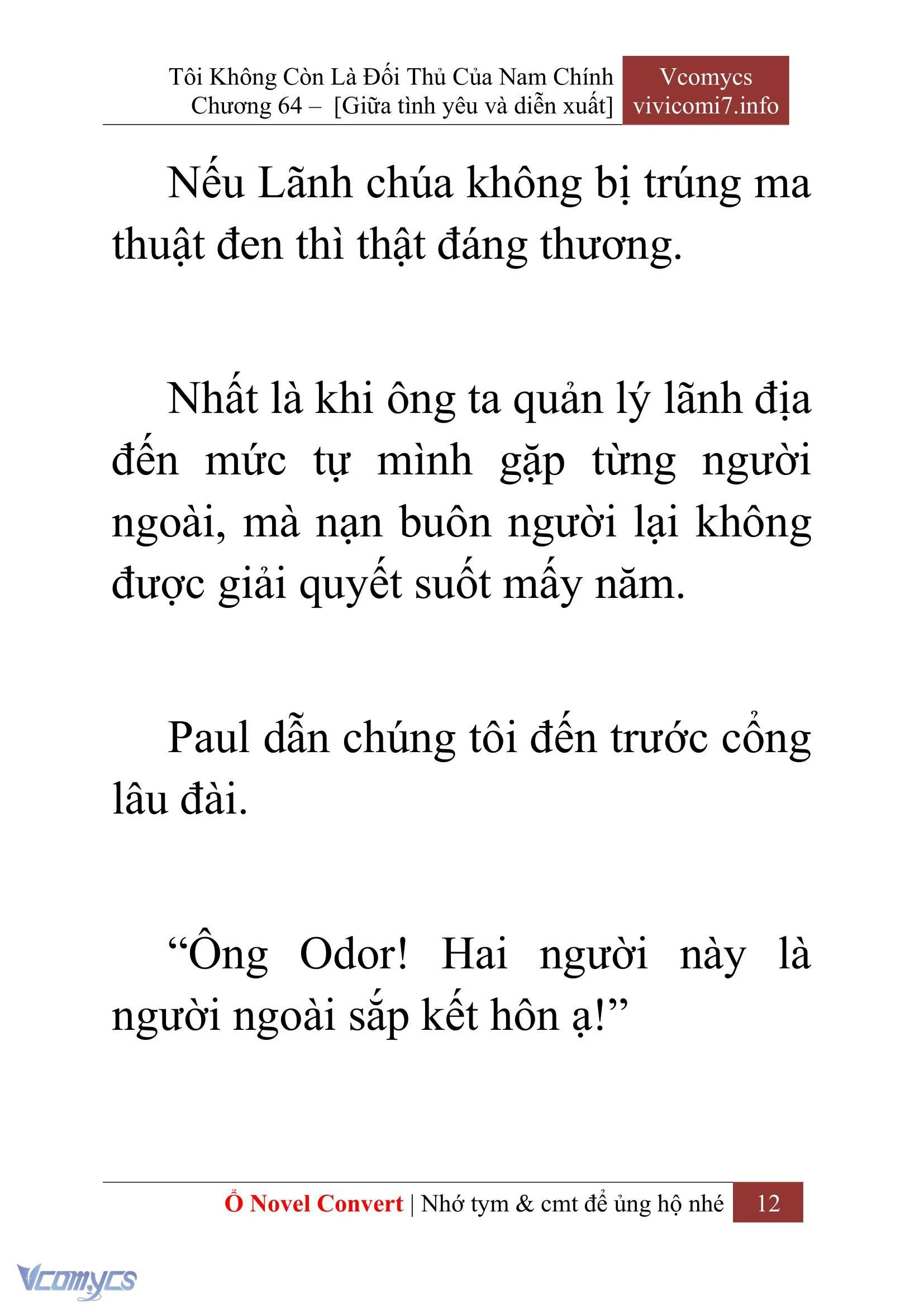 [Novel] Tôi Không Còn Là Đối Thủ Của Nam Chính Chapter  64 - 14