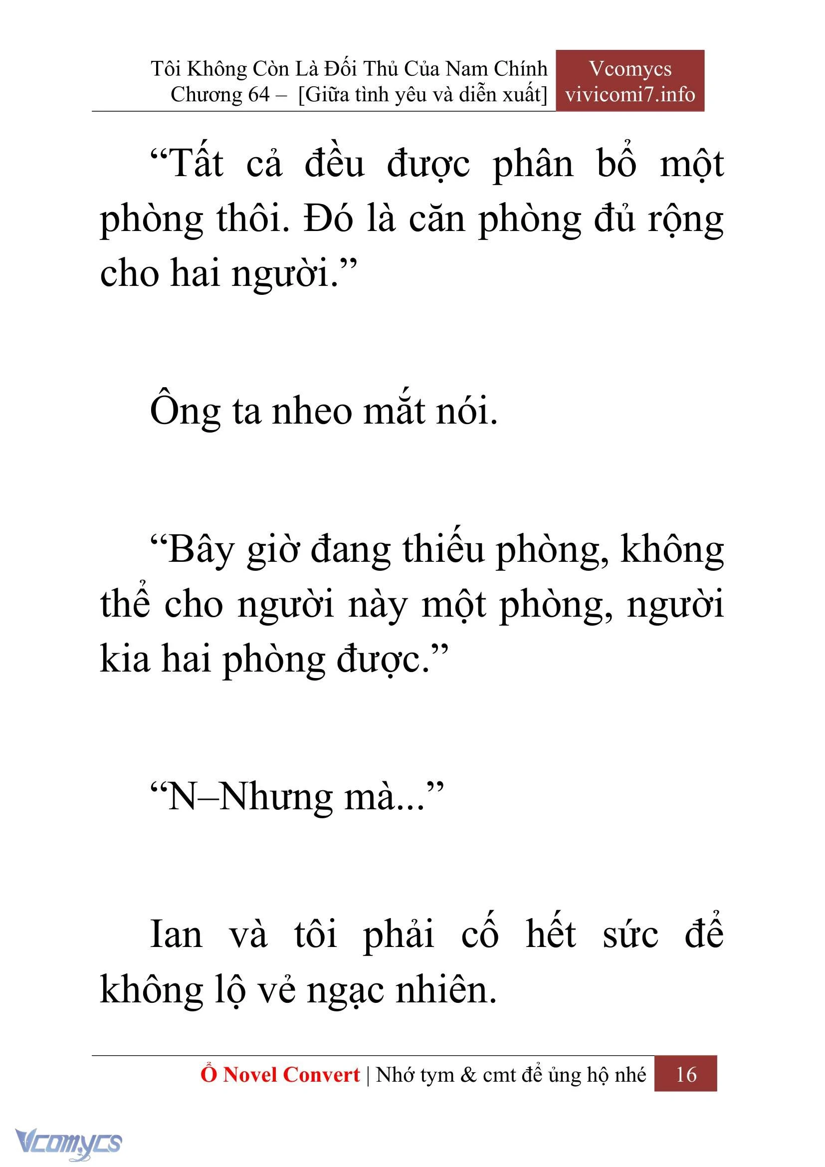 [Novel] Tôi Không Còn Là Đối Thủ Của Nam Chính Chapter  64 - 18