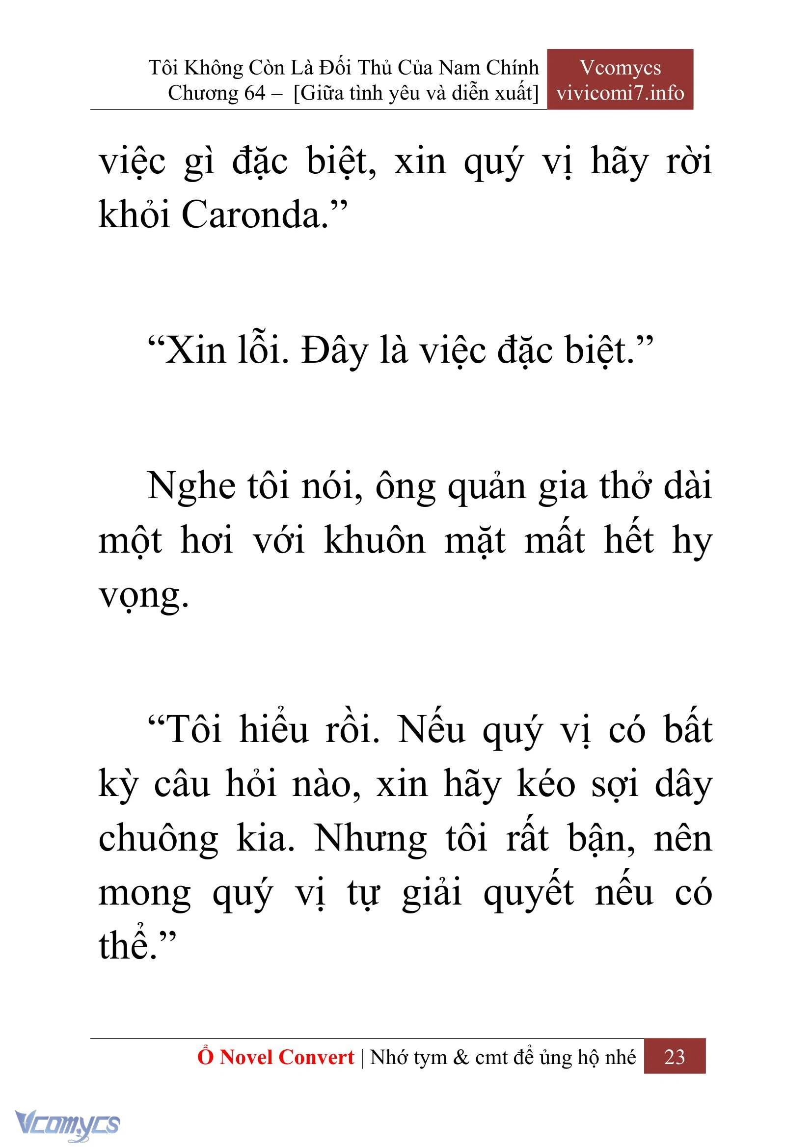 [Novel] Tôi Không Còn Là Đối Thủ Của Nam Chính Chapter  64 - 25