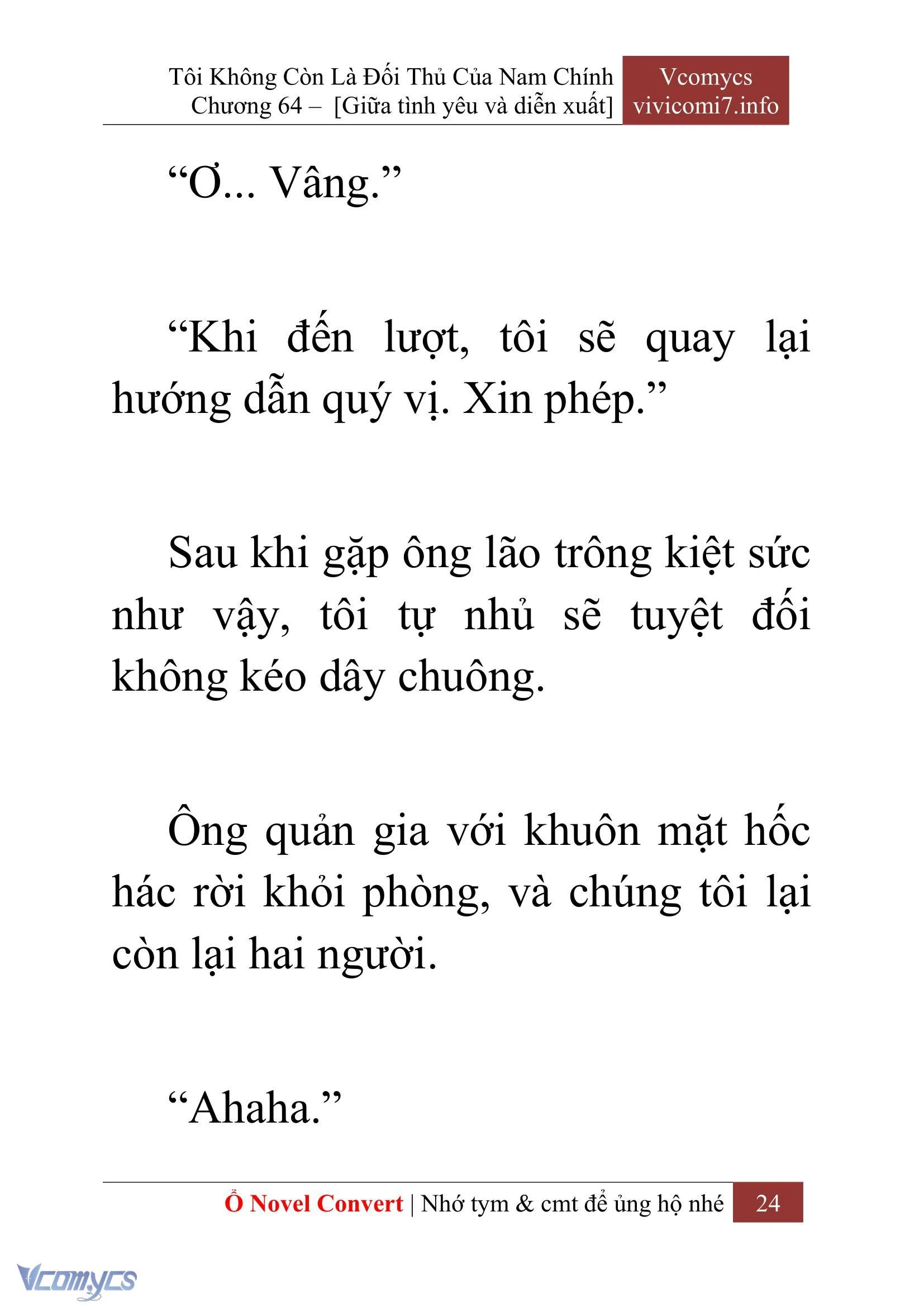 [Novel] Tôi Không Còn Là Đối Thủ Của Nam Chính Chapter  64 - 26