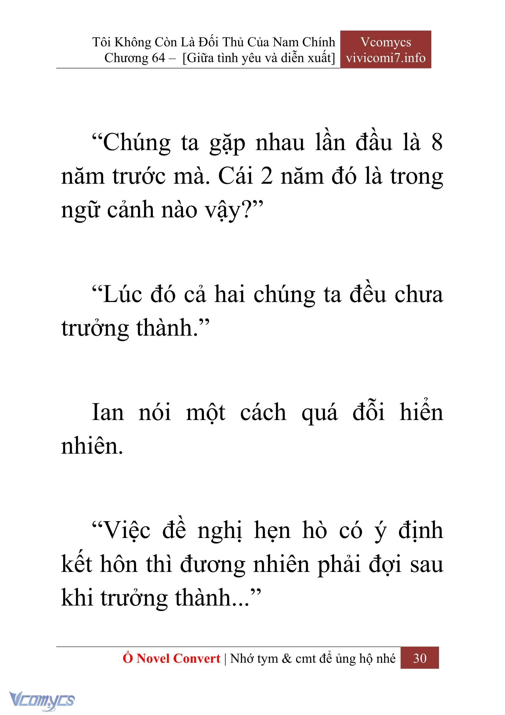 [Novel] Tôi Không Còn Là Đối Thủ Của Nam Chính Chapter  64 - 32