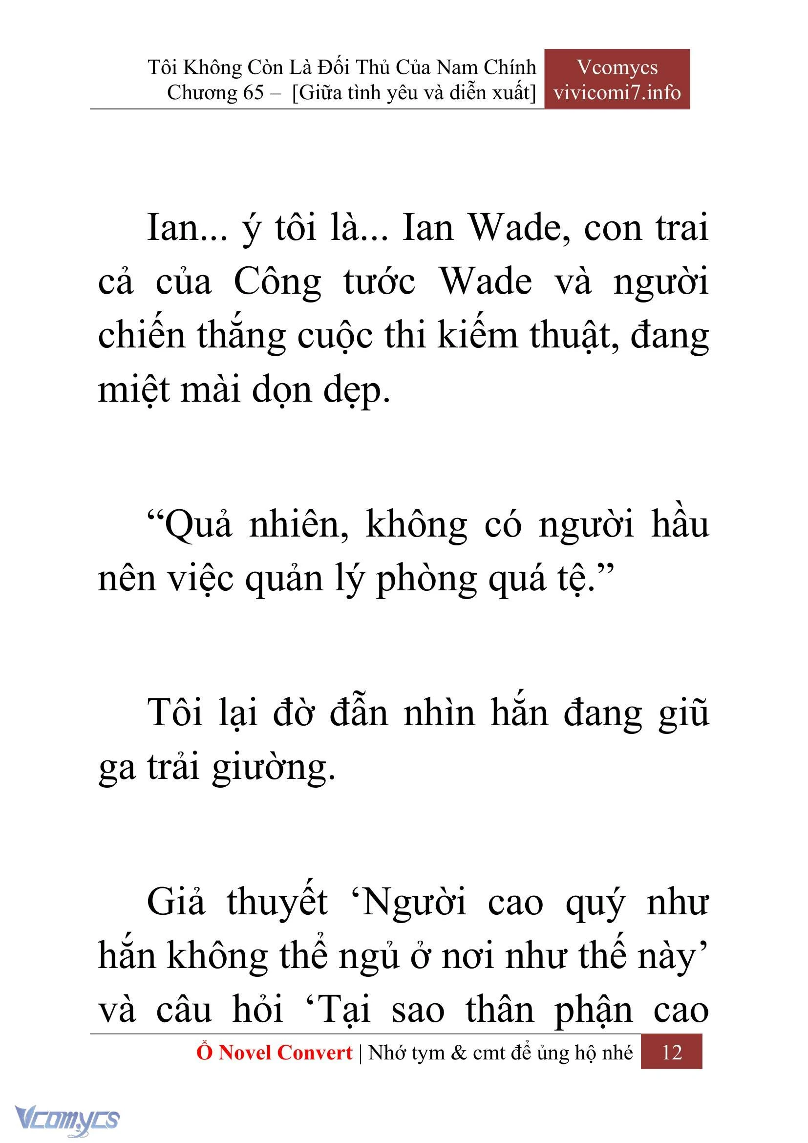 [Novel] Tôi Không Còn Là Đối Thủ Của Nam Chính Chapter  65 - 14