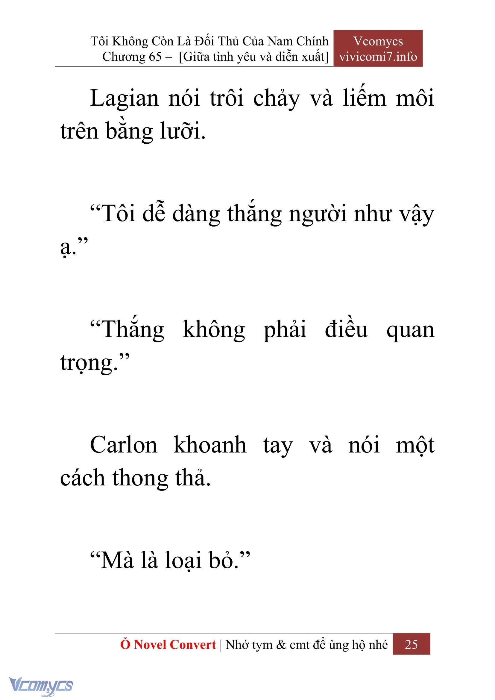 [Novel] Tôi Không Còn Là Đối Thủ Của Nam Chính Chapter  65 - 27