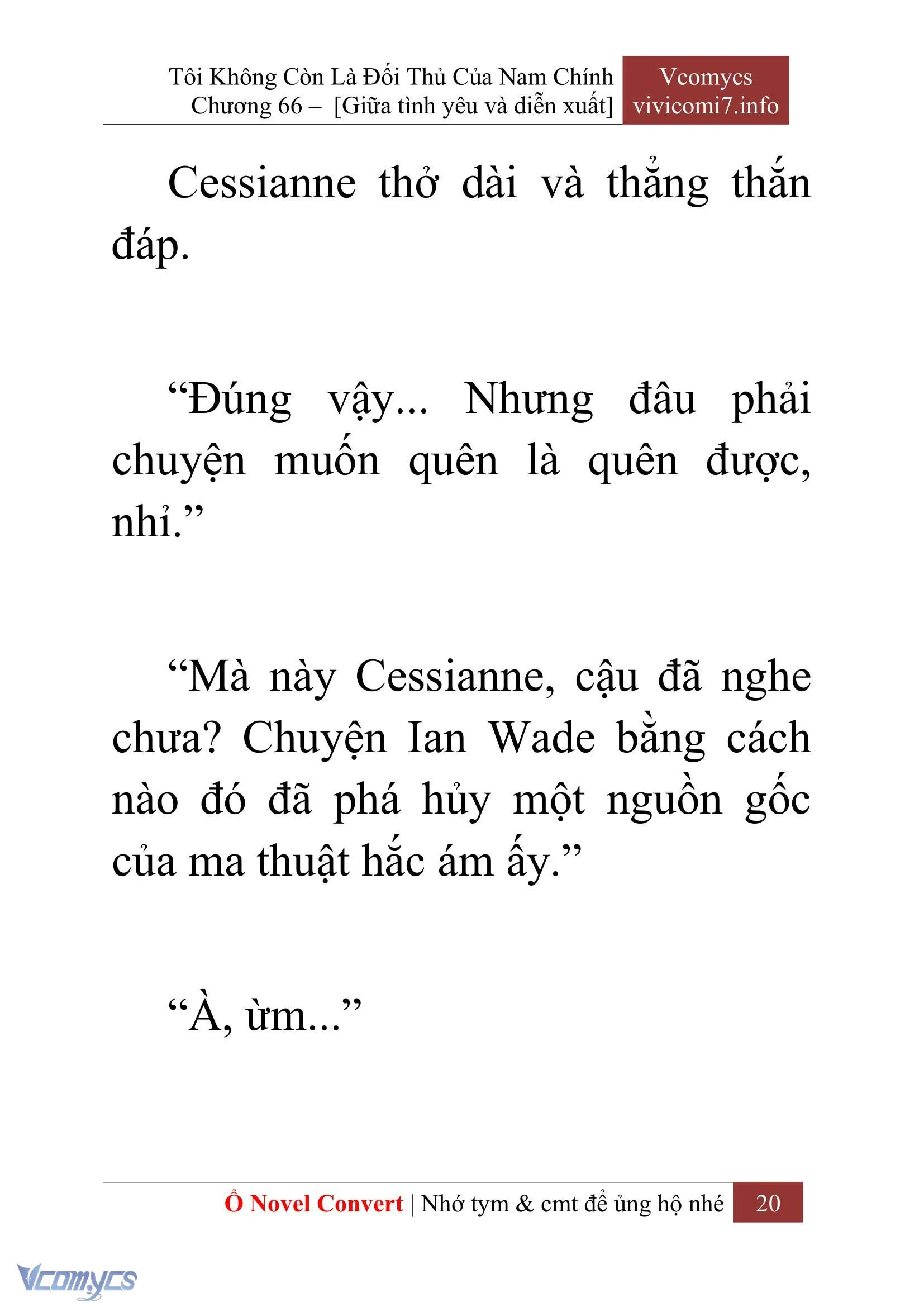 [Novel] Tôi Không Còn Là Đối Thủ Của Nam Chính Chapter  66 - 22