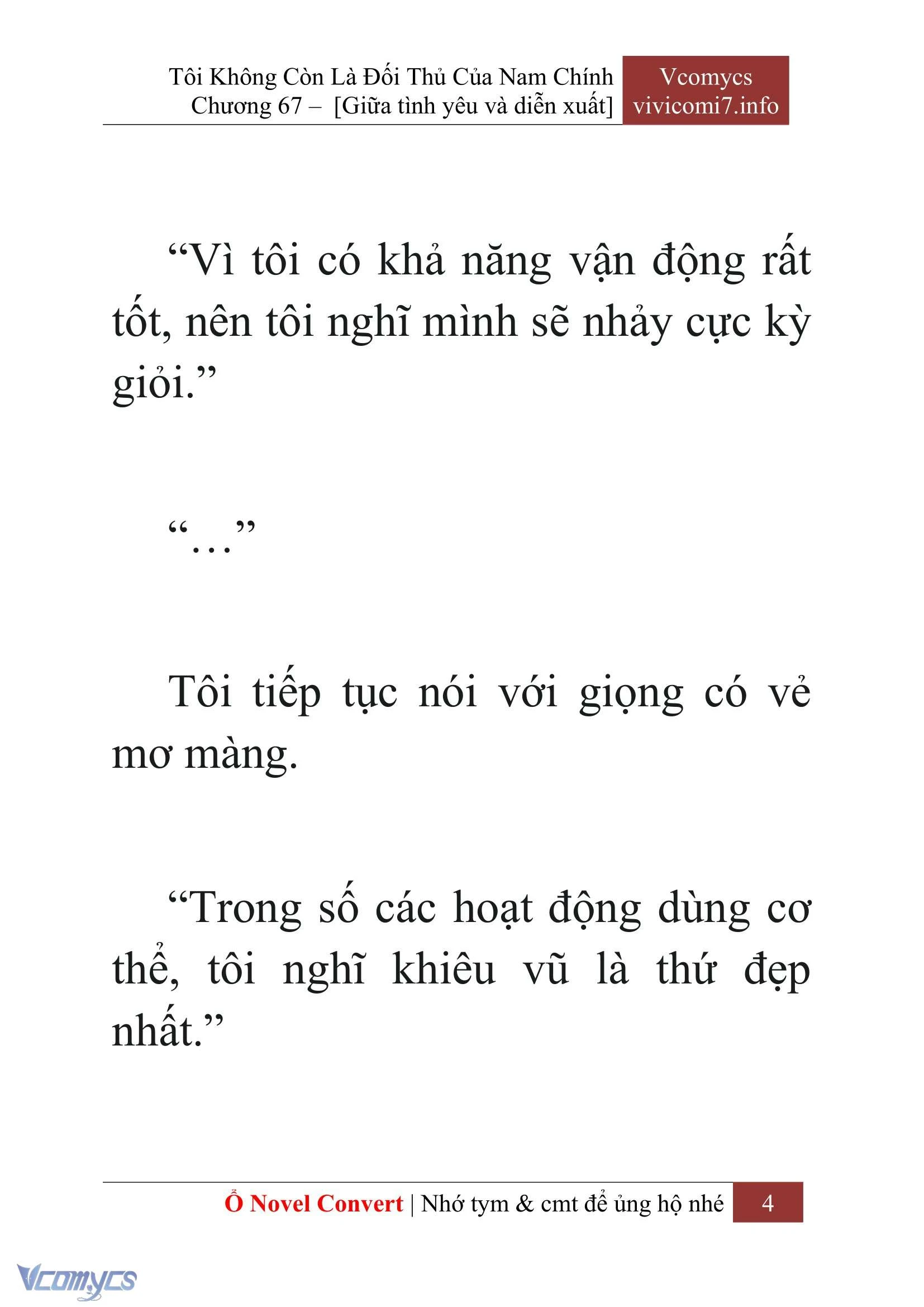 [Novel] Tôi Không Còn Là Đối Thủ Của Nam Chính Chapter  67 - 6