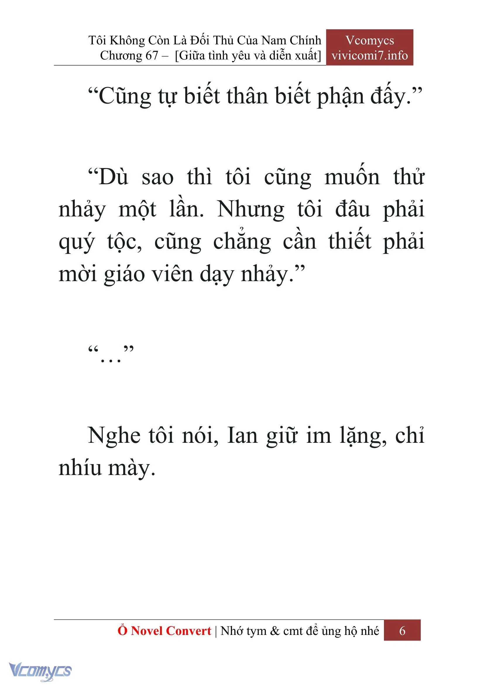 [Novel] Tôi Không Còn Là Đối Thủ Của Nam Chính Chapter  67 - 8