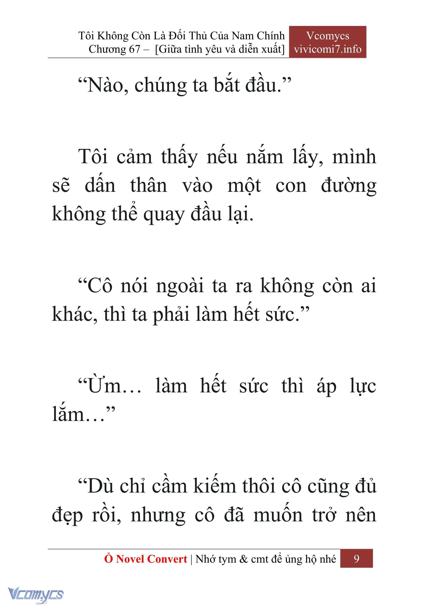 [Novel] Tôi Không Còn Là Đối Thủ Của Nam Chính Chapter  67 - 11