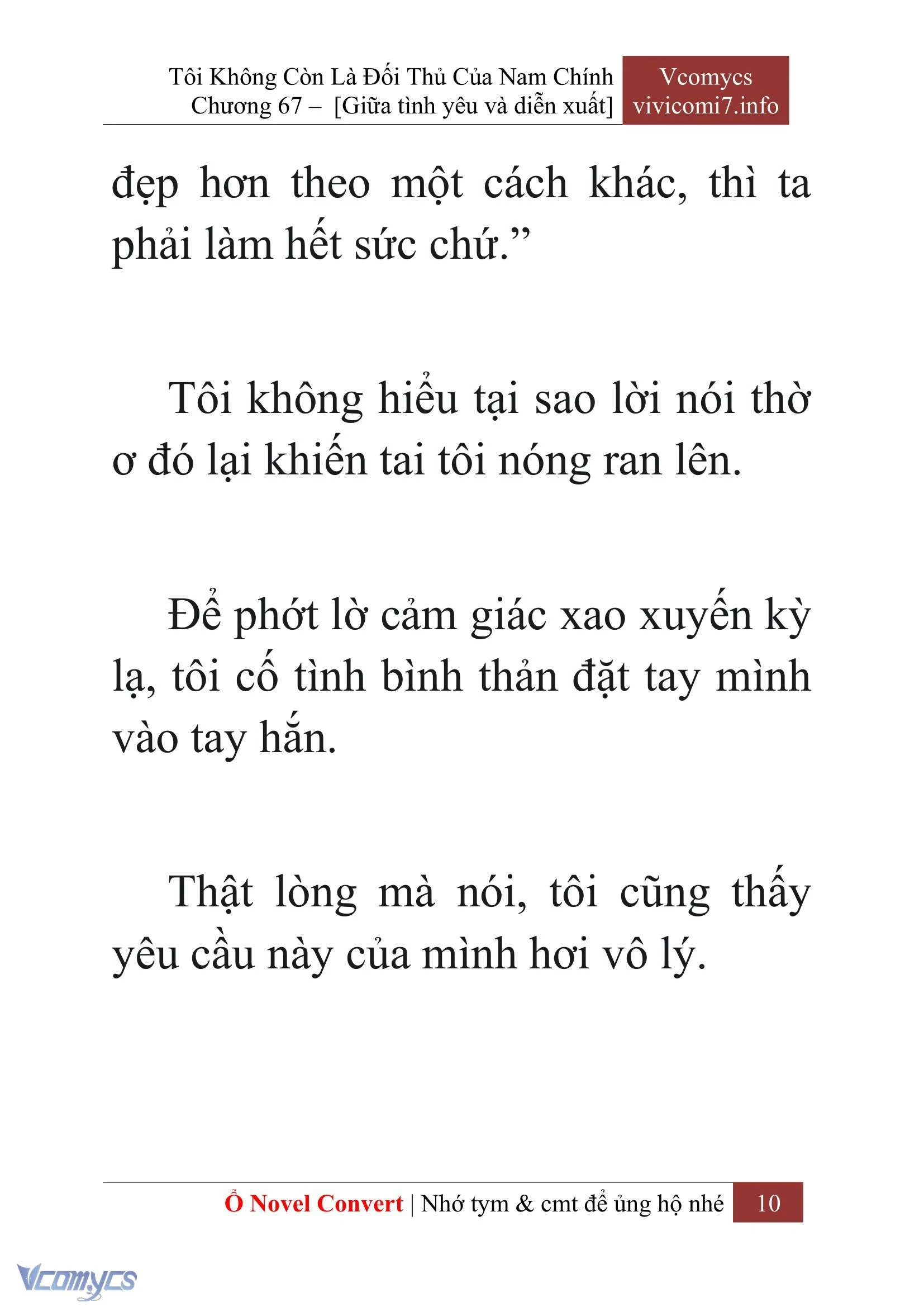 [Novel] Tôi Không Còn Là Đối Thủ Của Nam Chính Chapter  67 - 12