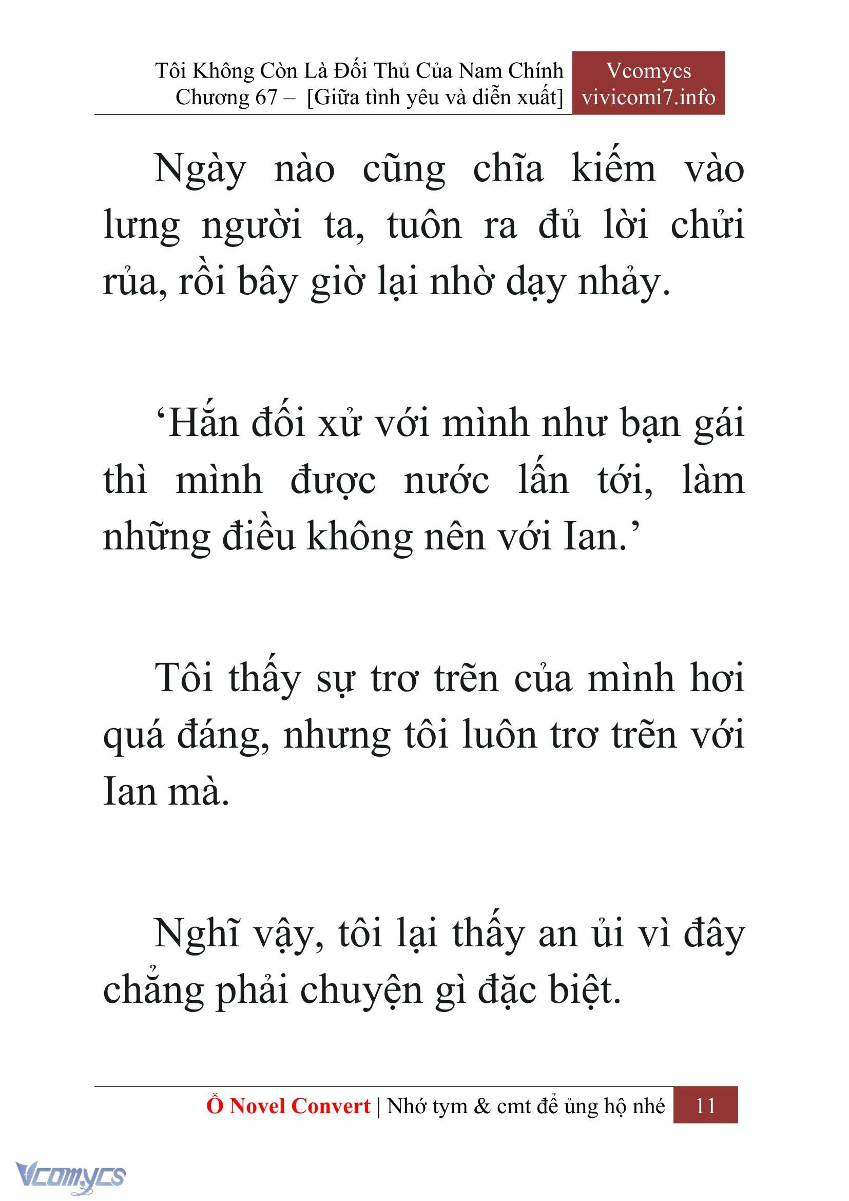 [Novel] Tôi Không Còn Là Đối Thủ Của Nam Chính Chapter  67 - 13