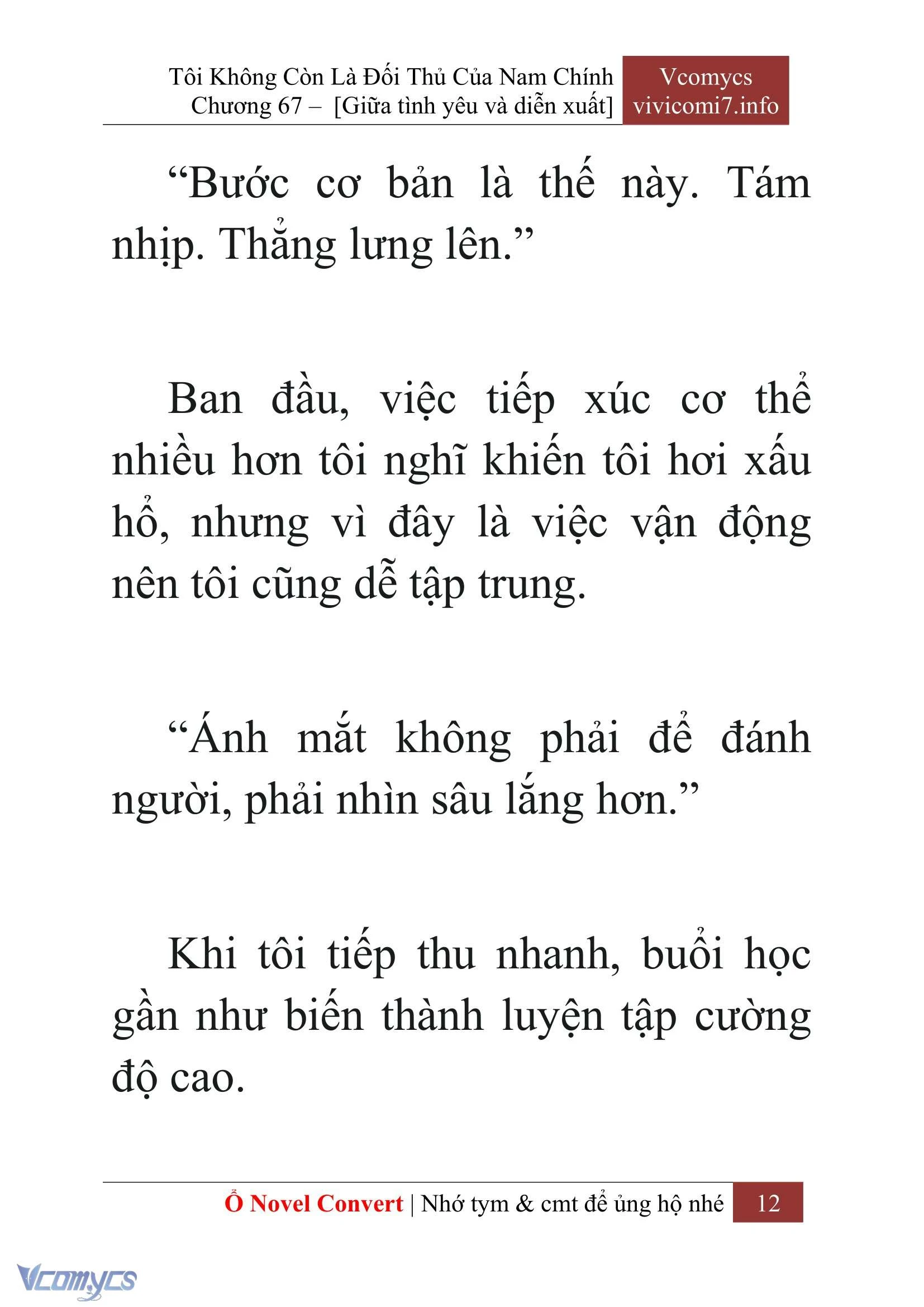 [Novel] Tôi Không Còn Là Đối Thủ Của Nam Chính Chapter  67 - 14