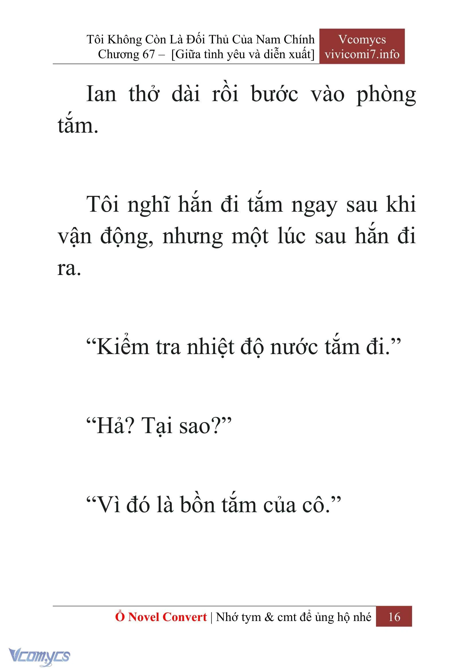 [Novel] Tôi Không Còn Là Đối Thủ Của Nam Chính Chapter  67 - 18