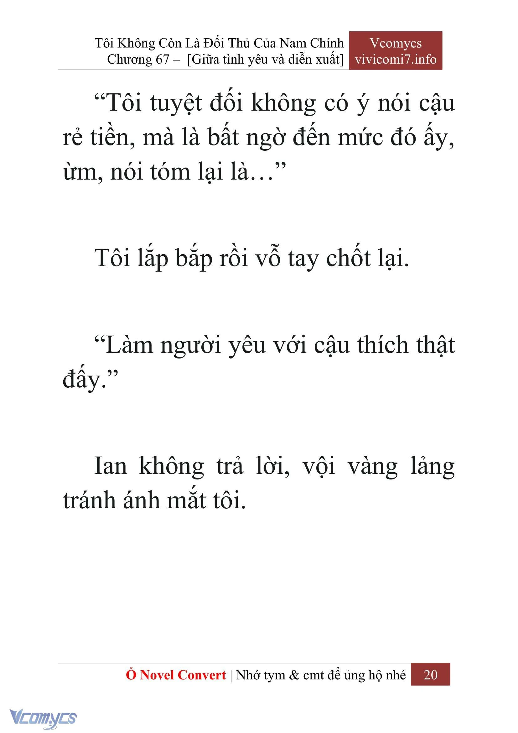 [Novel] Tôi Không Còn Là Đối Thủ Của Nam Chính Chapter  67 - 22