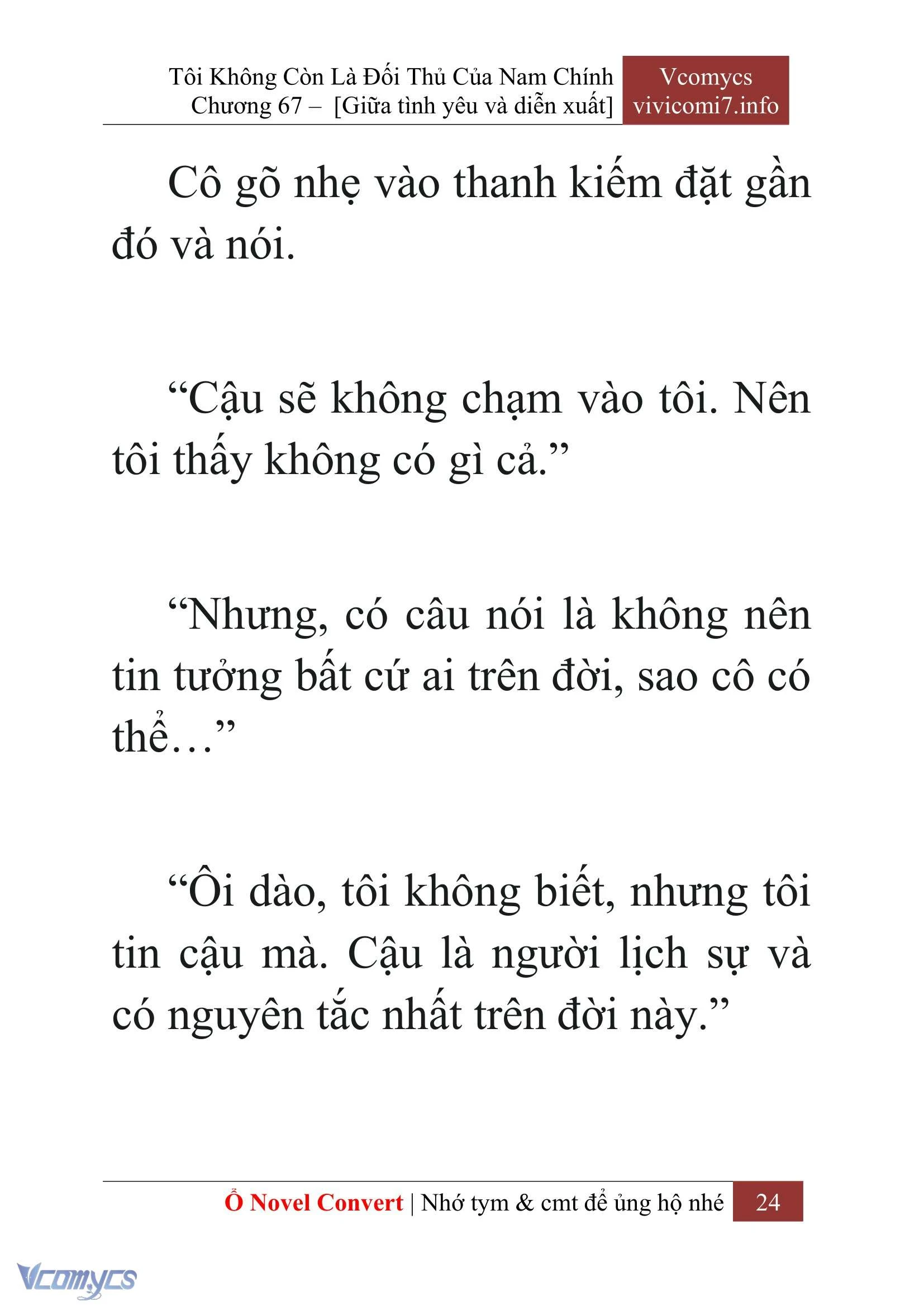 [Novel] Tôi Không Còn Là Đối Thủ Của Nam Chính Chapter  67 - 26