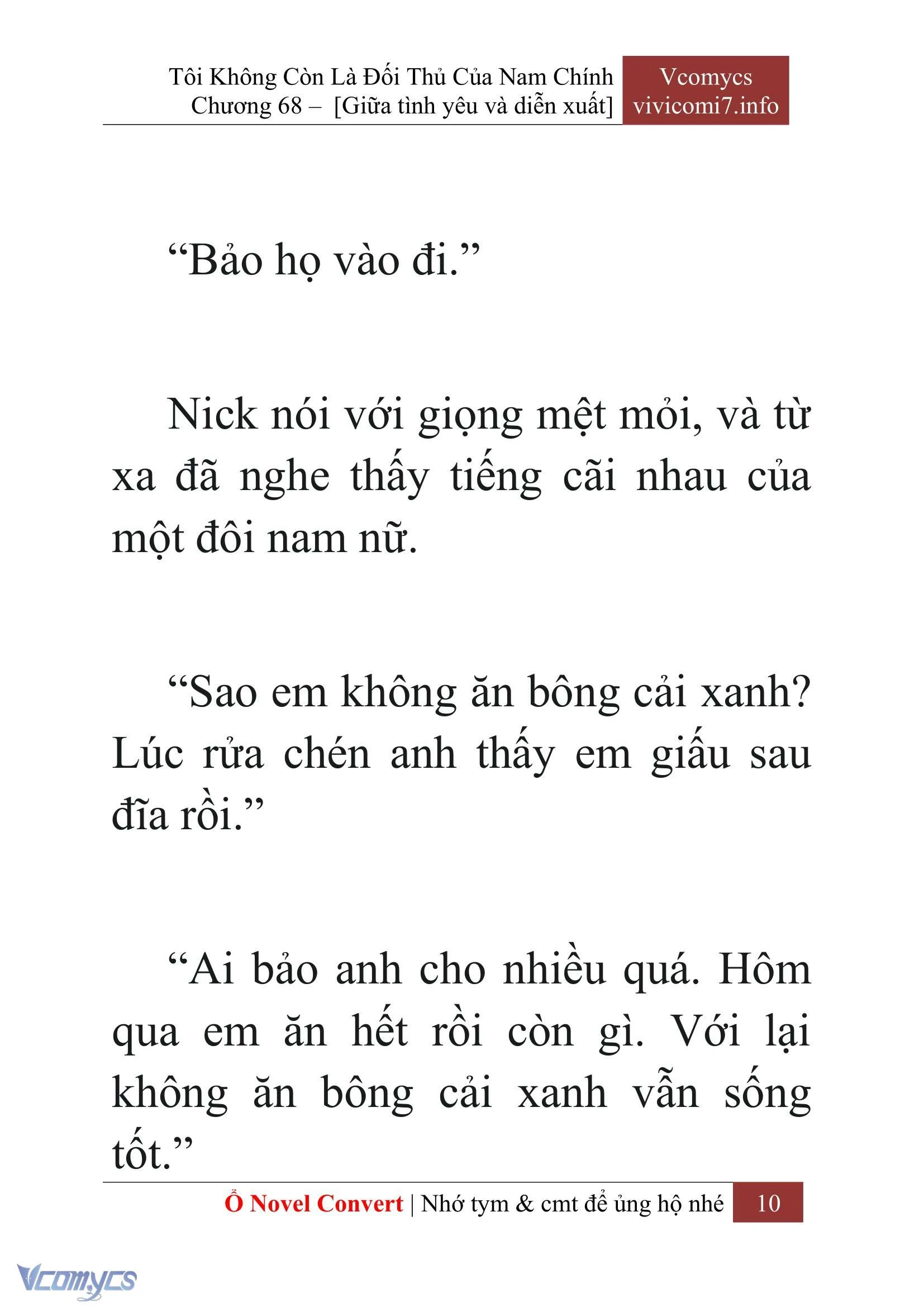 [Novel] Tôi Không Còn Là Đối Thủ Của Nam Chính Chapter  68 - 12