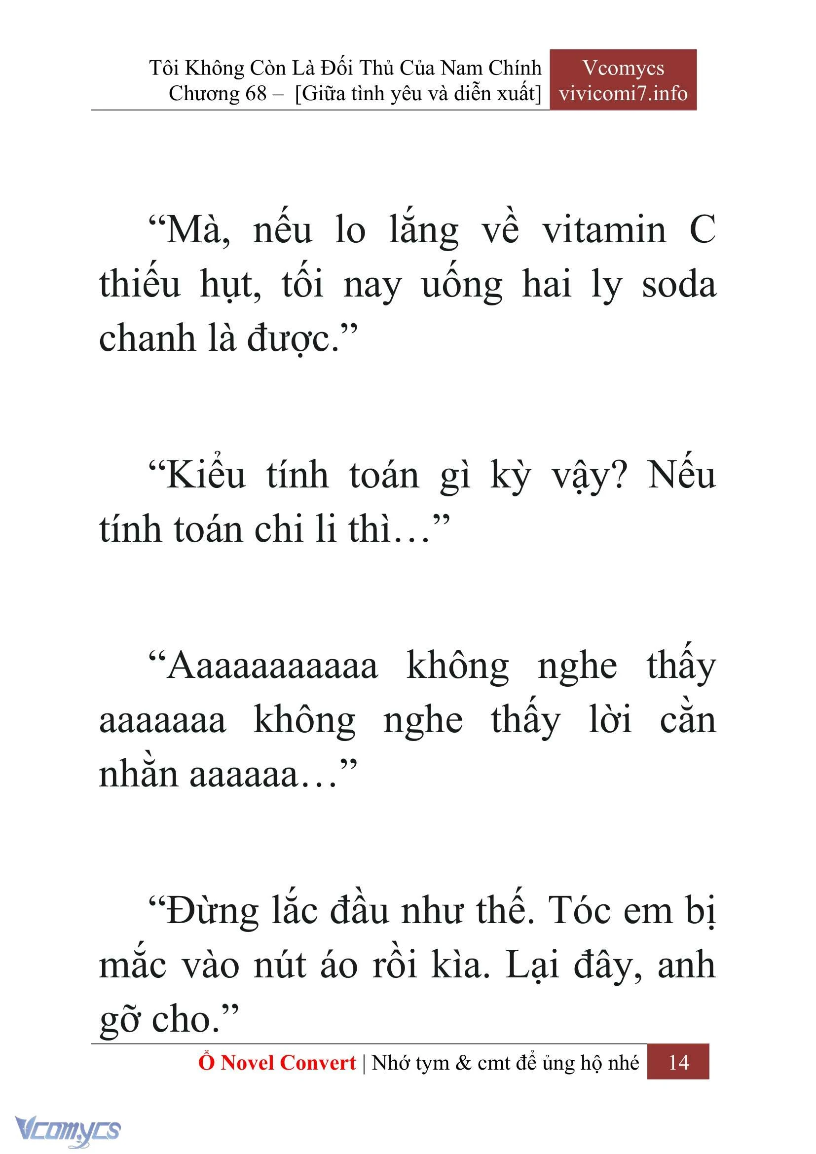 [Novel] Tôi Không Còn Là Đối Thủ Của Nam Chính Chapter  68 - 16
