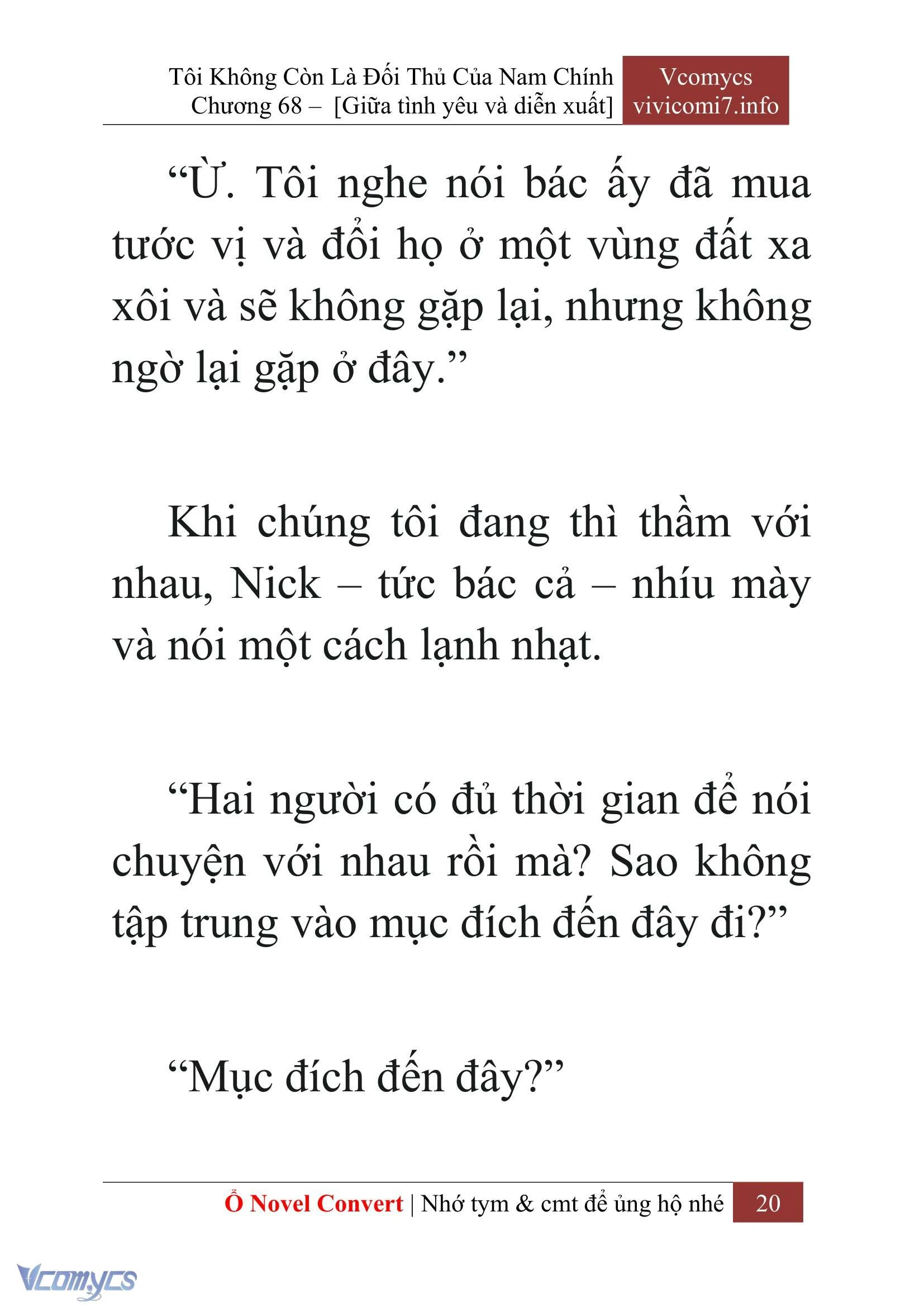 [Novel] Tôi Không Còn Là Đối Thủ Của Nam Chính Chapter  68 - 22