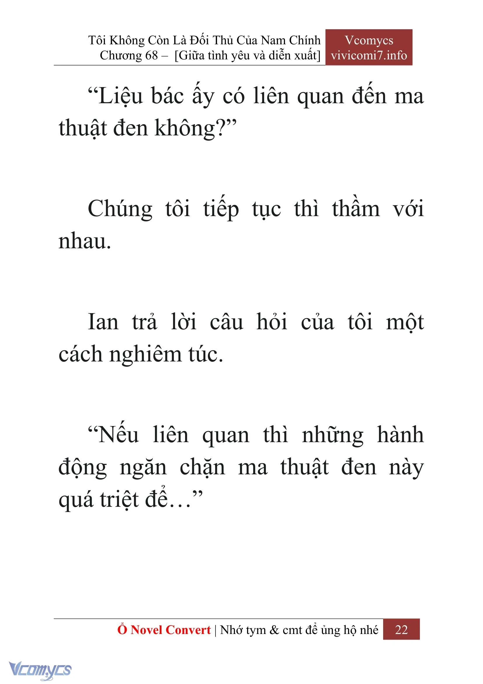 [Novel] Tôi Không Còn Là Đối Thủ Của Nam Chính Chapter  68 - 24