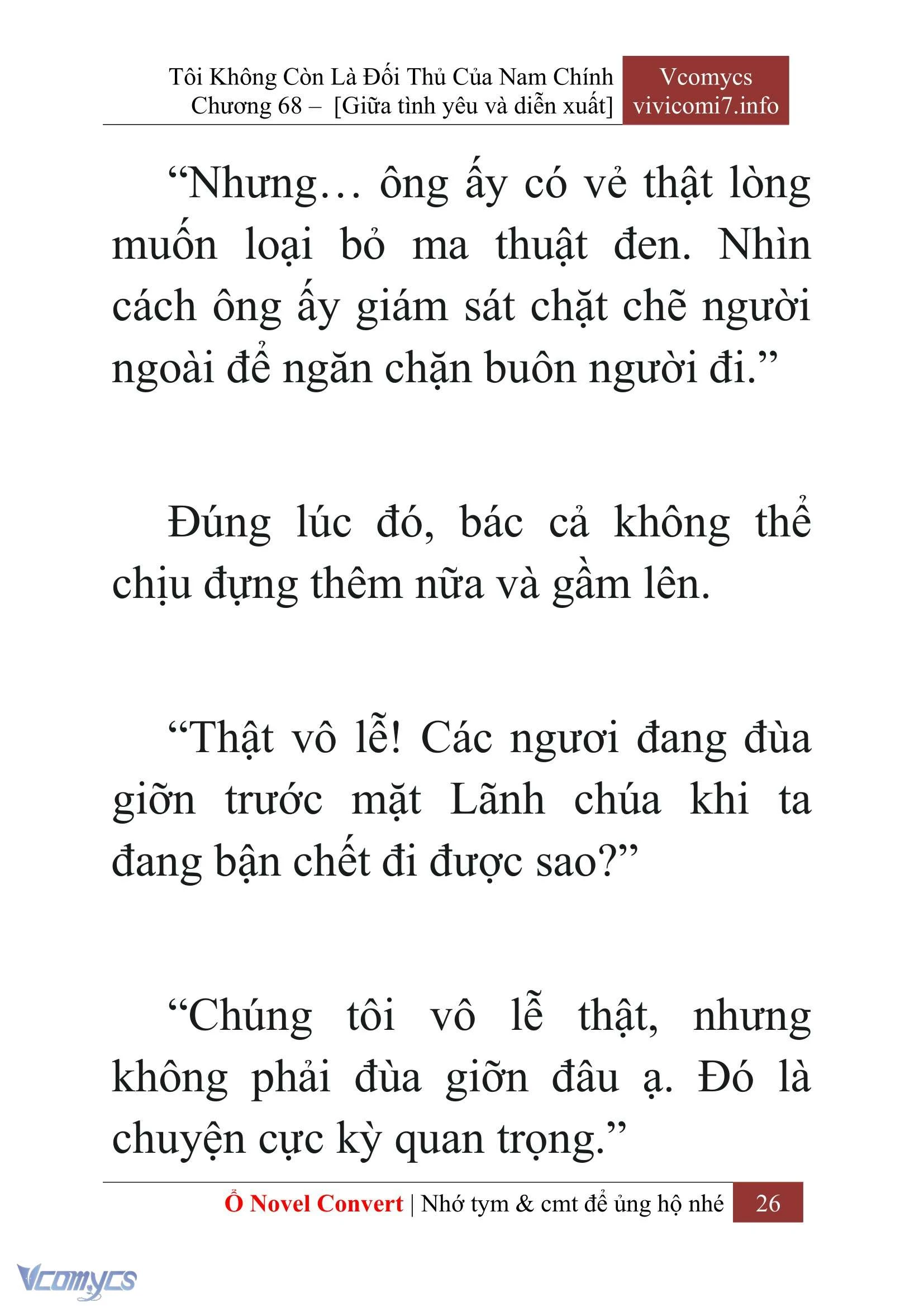 [Novel] Tôi Không Còn Là Đối Thủ Của Nam Chính Chapter  68 - 28