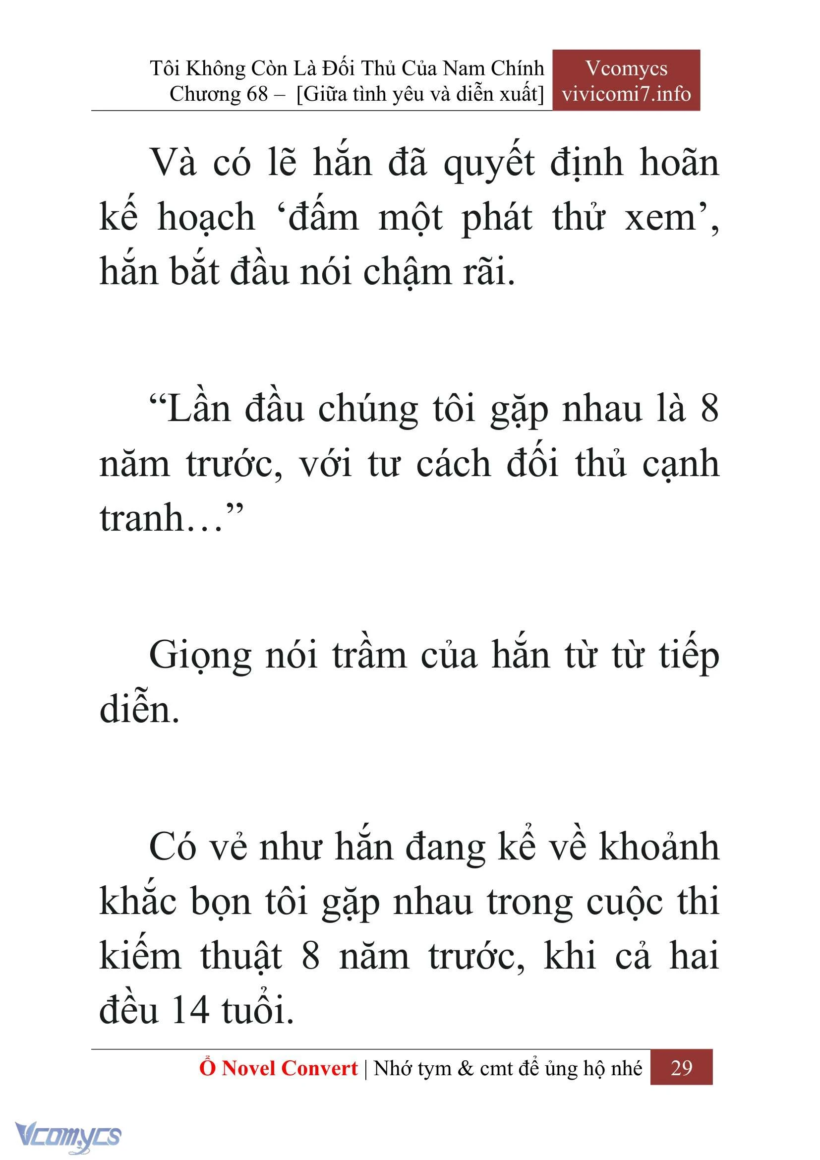 [Novel] Tôi Không Còn Là Đối Thủ Của Nam Chính Chapter  68 - 31