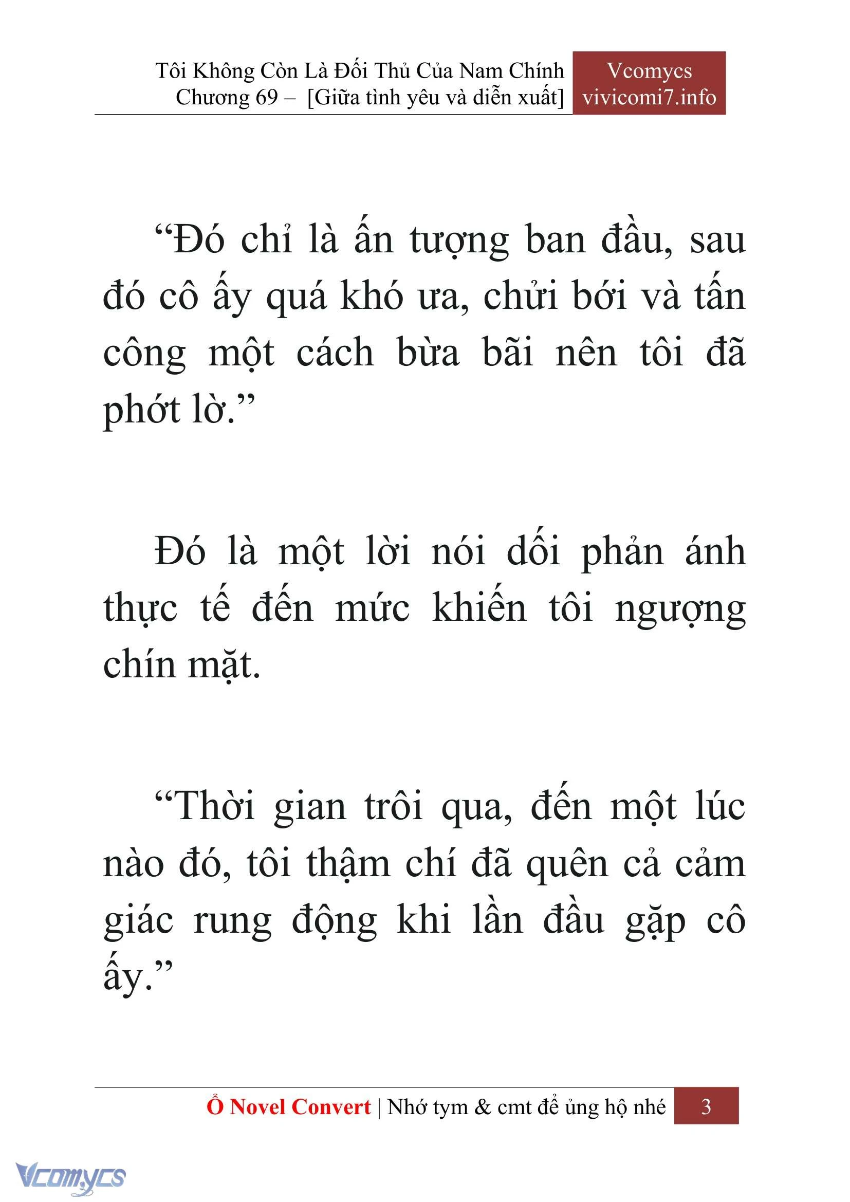 [Novel] Tôi Không Còn Là Đối Thủ Của Nam Chính Chapter  69 - 5