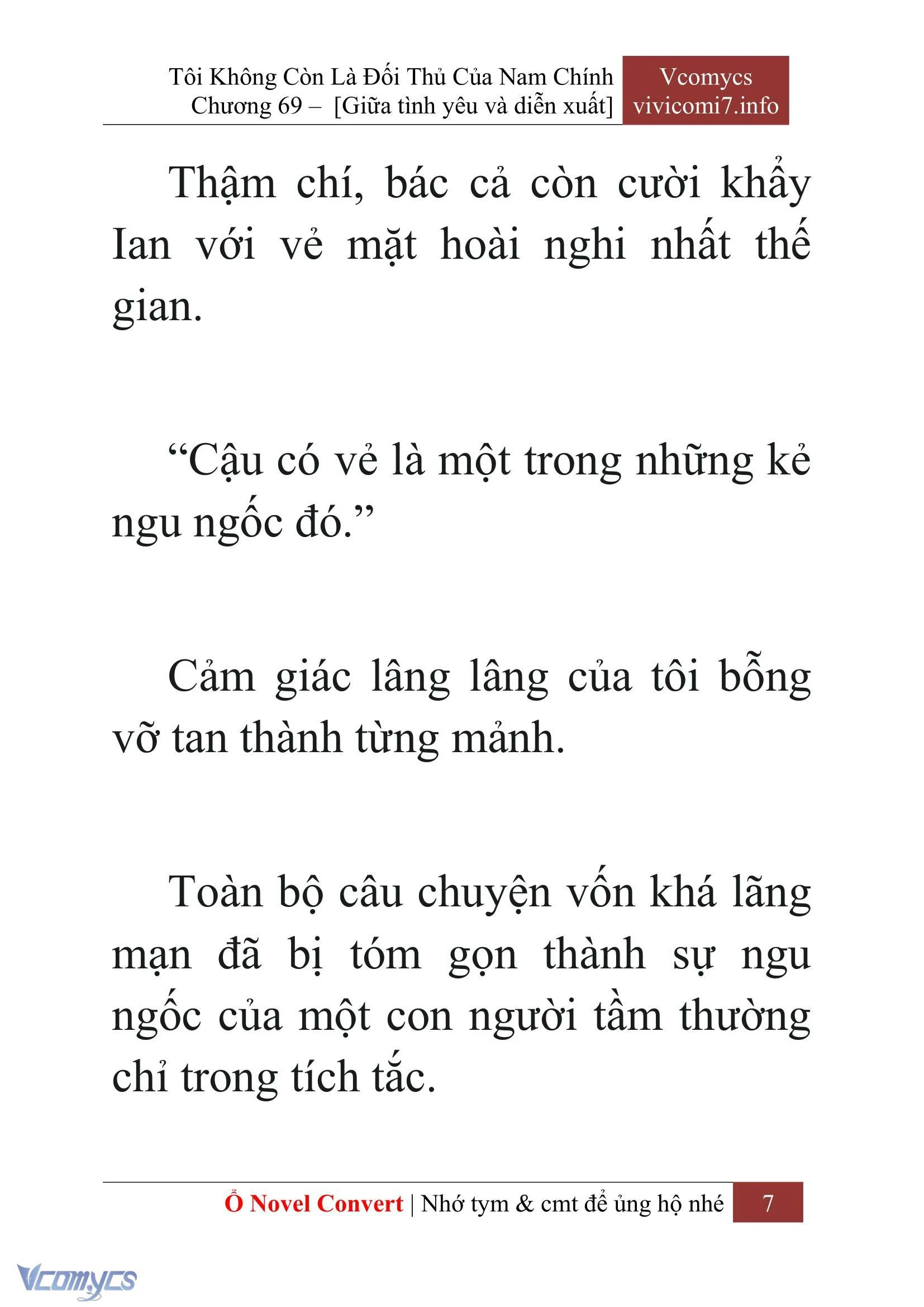[Novel] Tôi Không Còn Là Đối Thủ Của Nam Chính Chapter  69 - 9