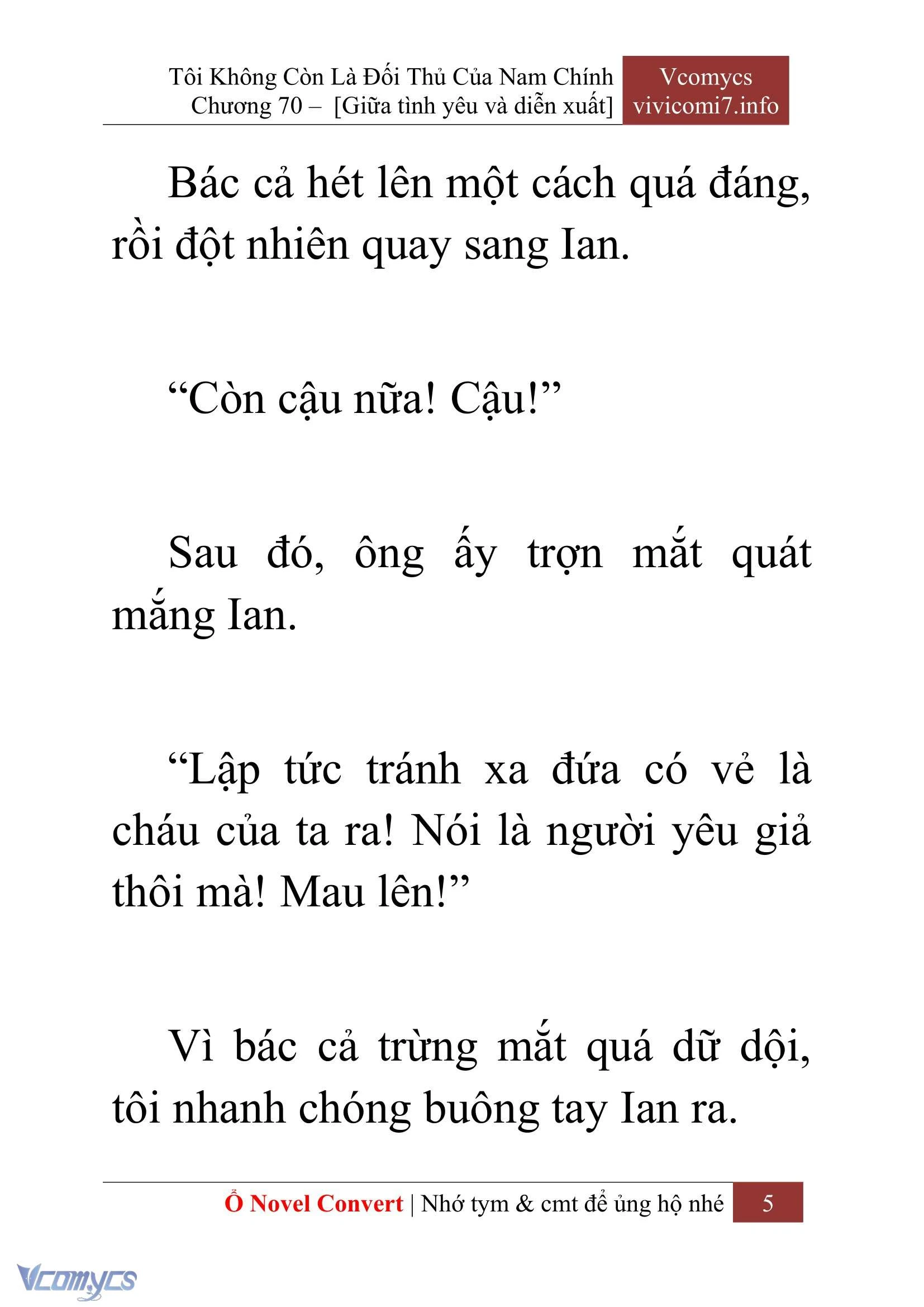 [Novel] Tôi Không Còn Là Đối Thủ Của Nam Chính Chapter  70 - 7