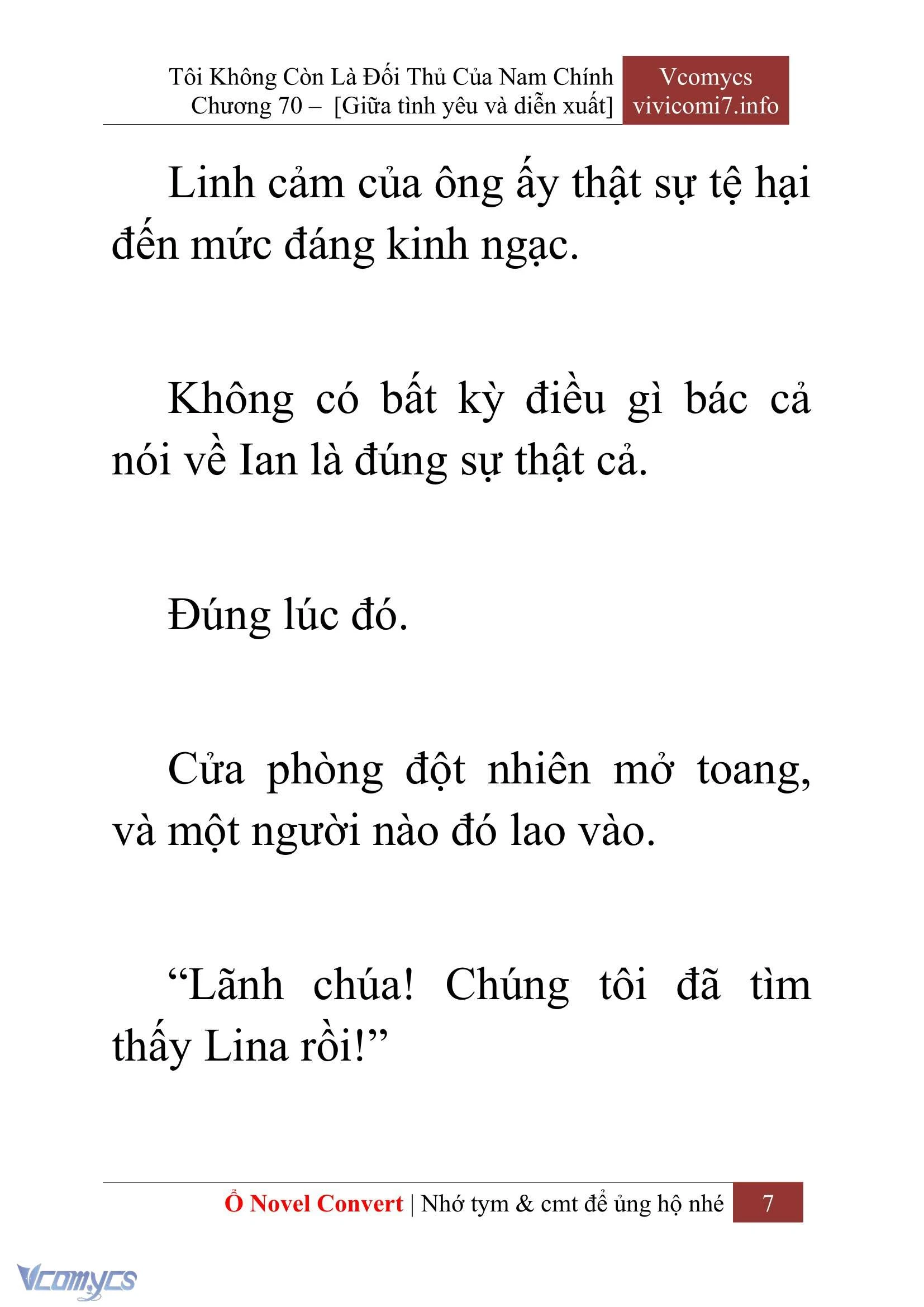 [Novel] Tôi Không Còn Là Đối Thủ Của Nam Chính Chapter  70 - 9