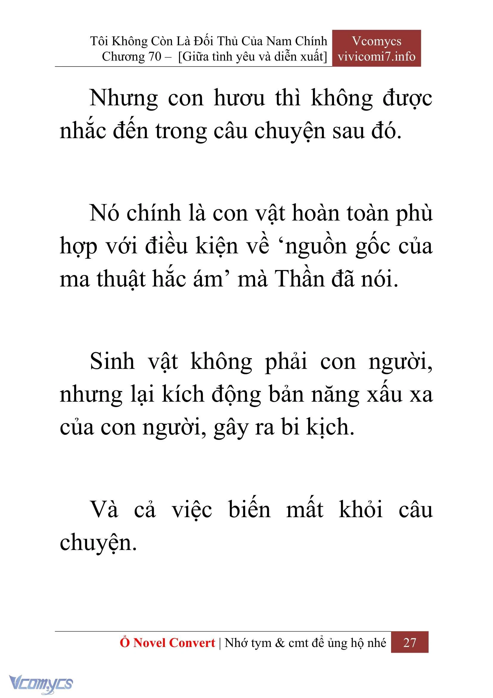 [Novel] Tôi Không Còn Là Đối Thủ Của Nam Chính Chapter  70 - 29