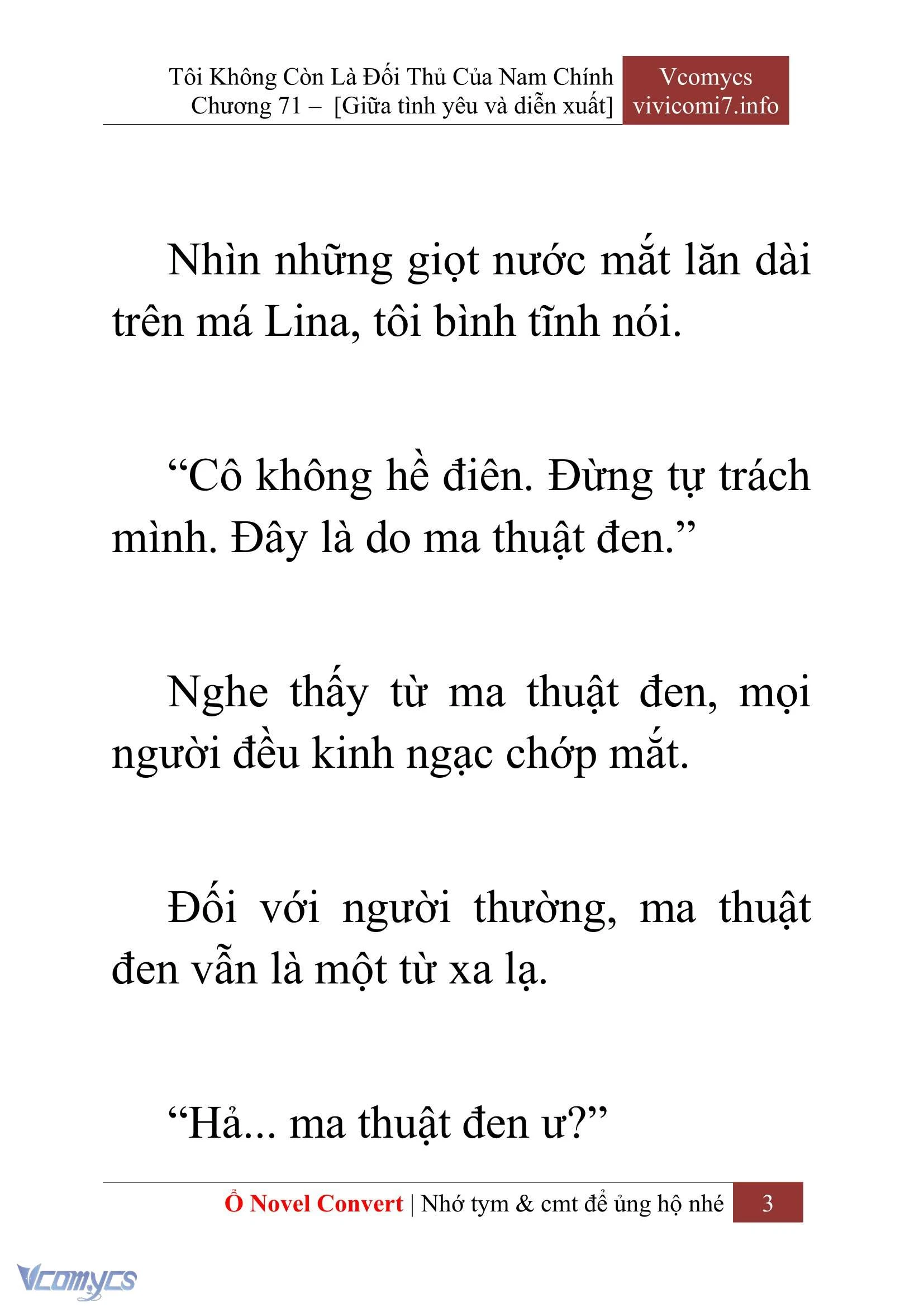 [Novel] Tôi Không Còn Là Đối Thủ Của Nam Chính Chapter  71 - 5