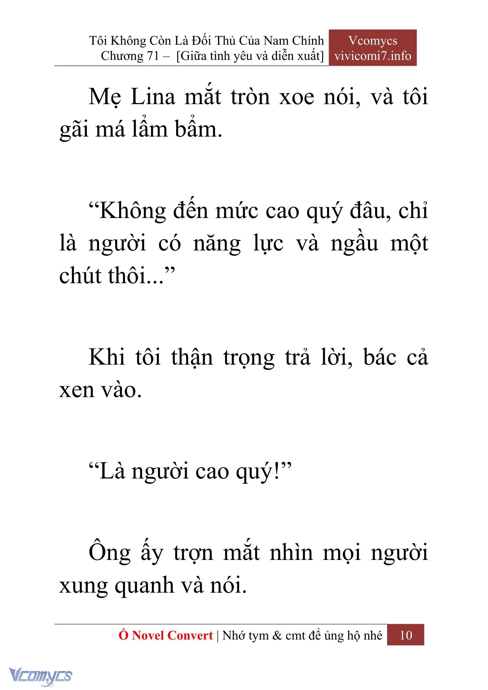 [Novel] Tôi Không Còn Là Đối Thủ Của Nam Chính Chapter  71 - 12