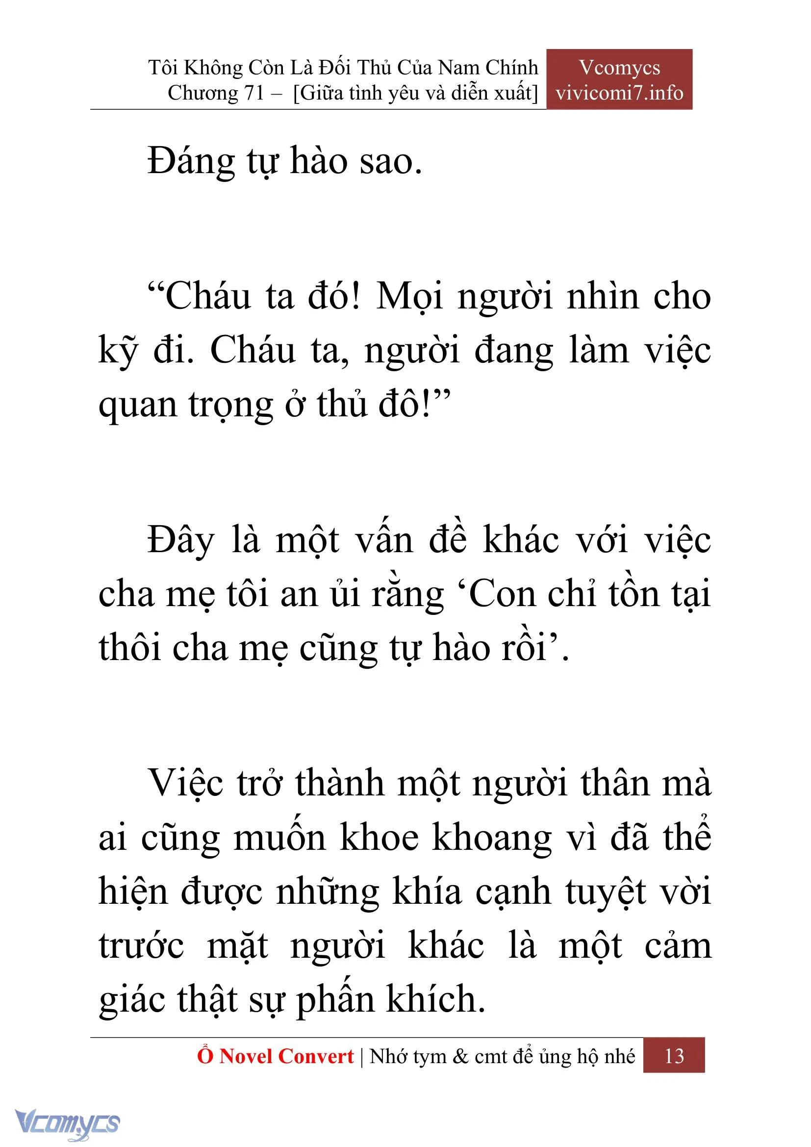 [Novel] Tôi Không Còn Là Đối Thủ Của Nam Chính Chapter  71 - 15
