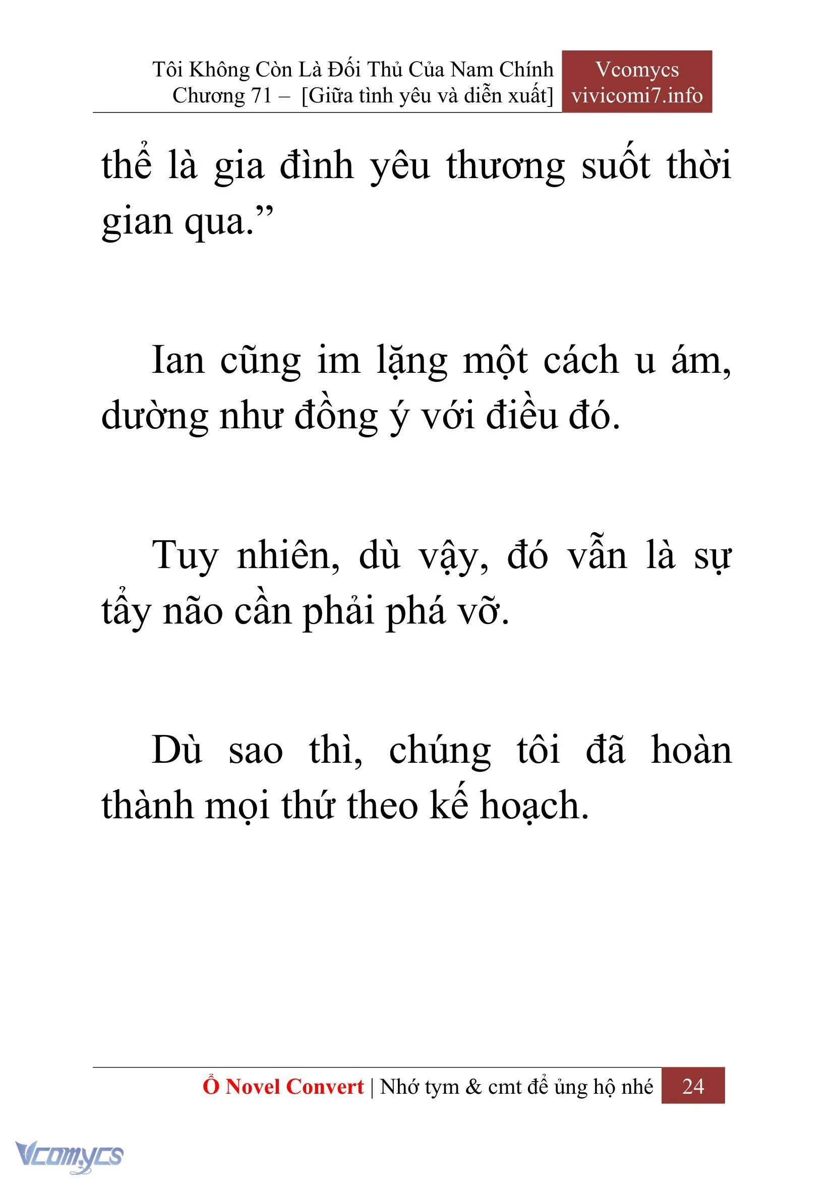 [Novel] Tôi Không Còn Là Đối Thủ Của Nam Chính Chapter  71 - 26