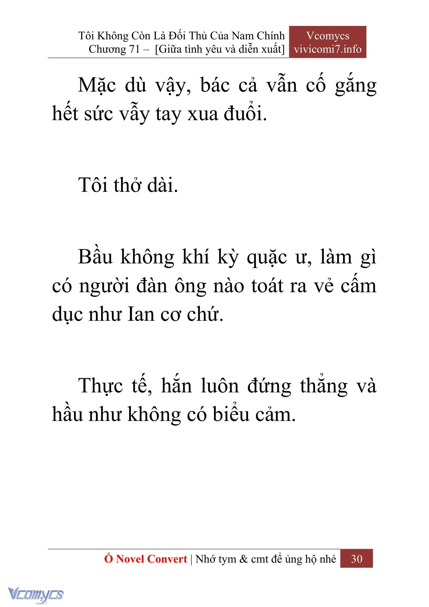 [Novel] Tôi Không Còn Là Đối Thủ Của Nam Chính Chapter  71 - 32