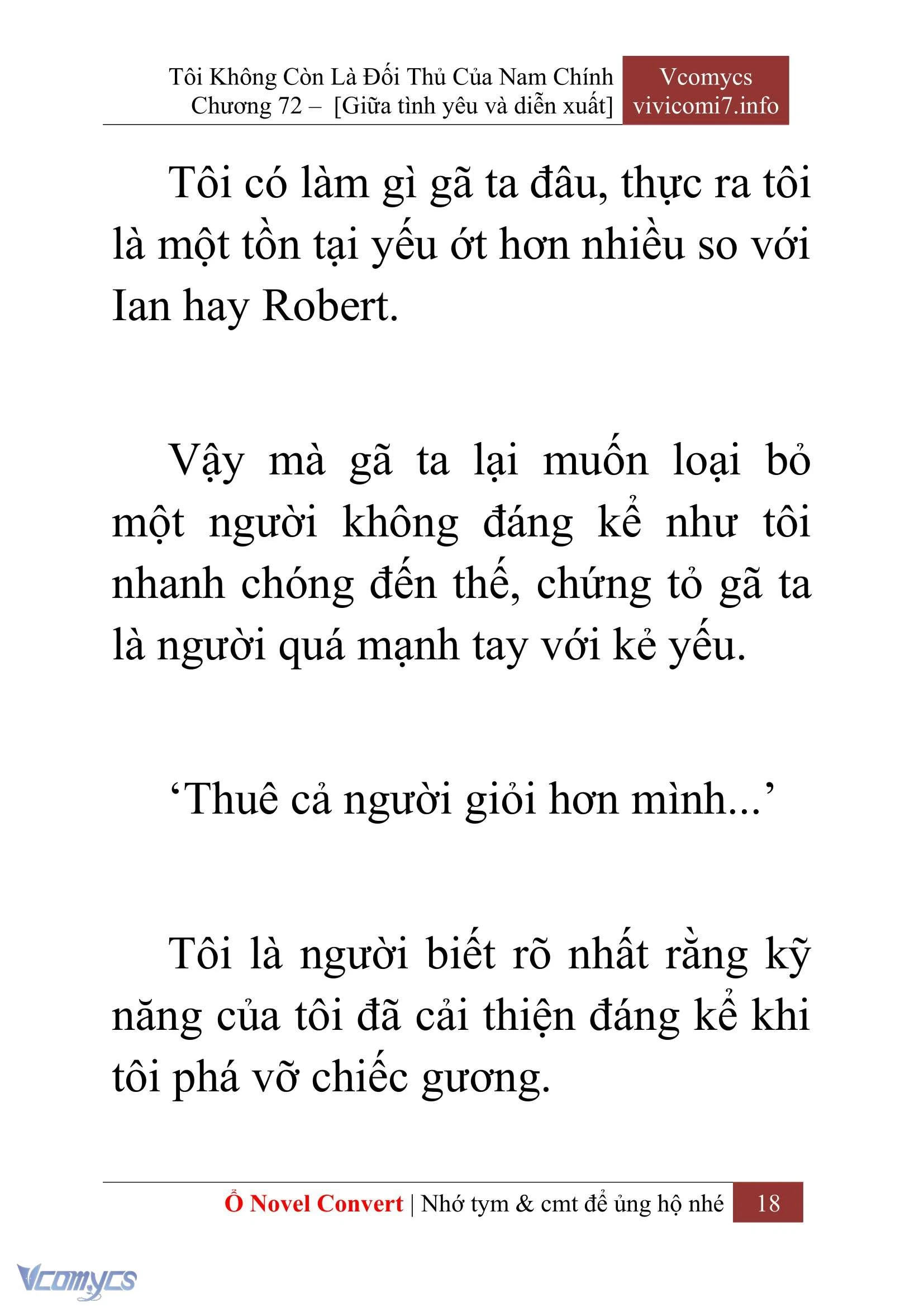 [Novel] Tôi Không Còn Là Đối Thủ Của Nam Chính Chapter  72 - 20
