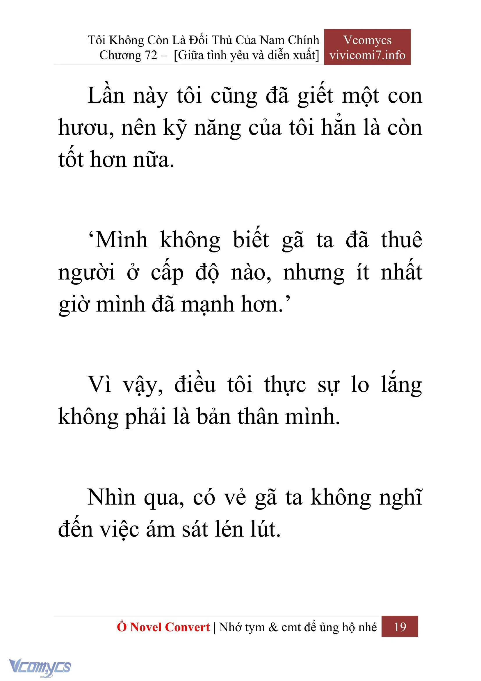 [Novel] Tôi Không Còn Là Đối Thủ Của Nam Chính Chapter  72 - 21