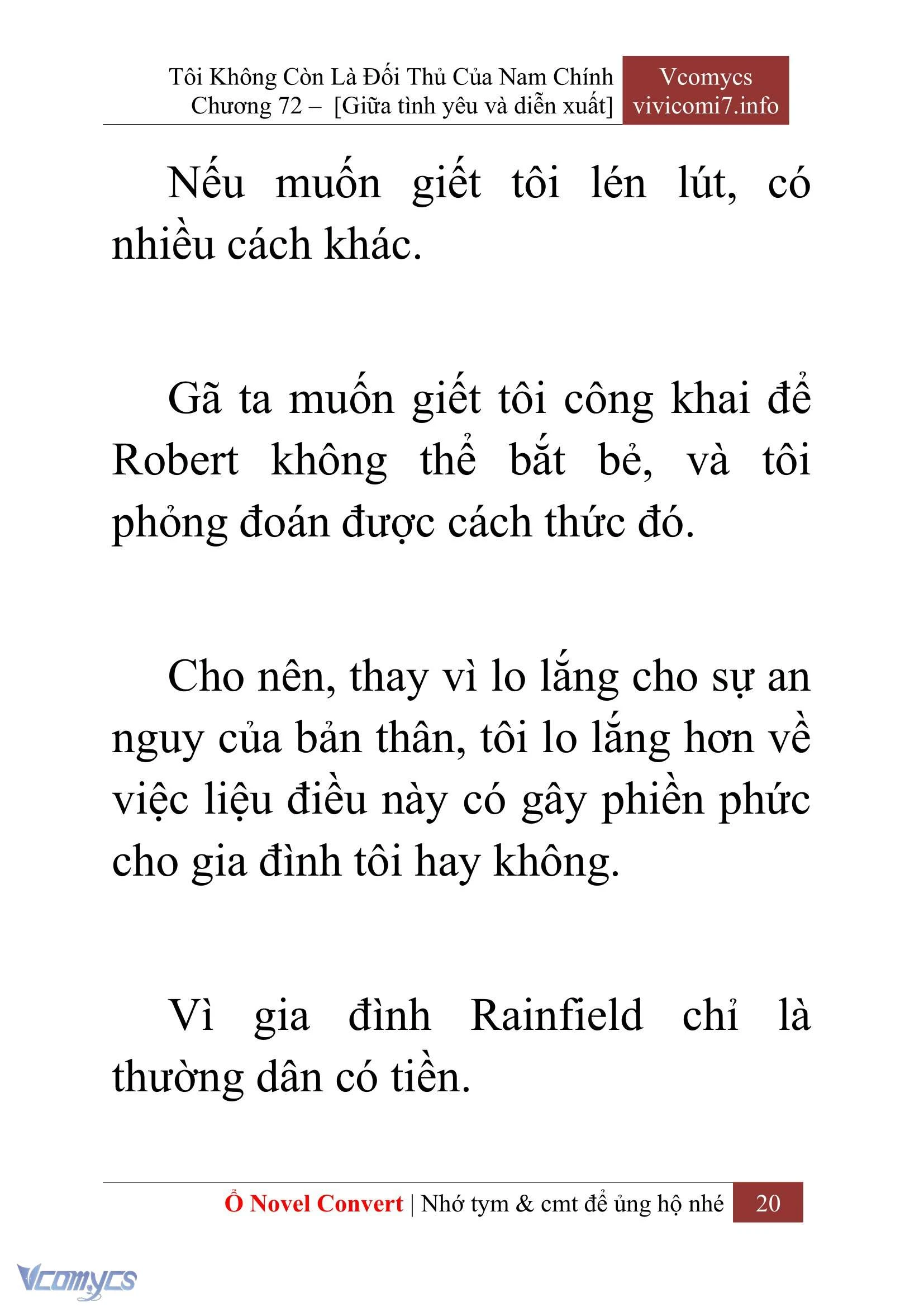 [Novel] Tôi Không Còn Là Đối Thủ Của Nam Chính Chapter  72 - 22