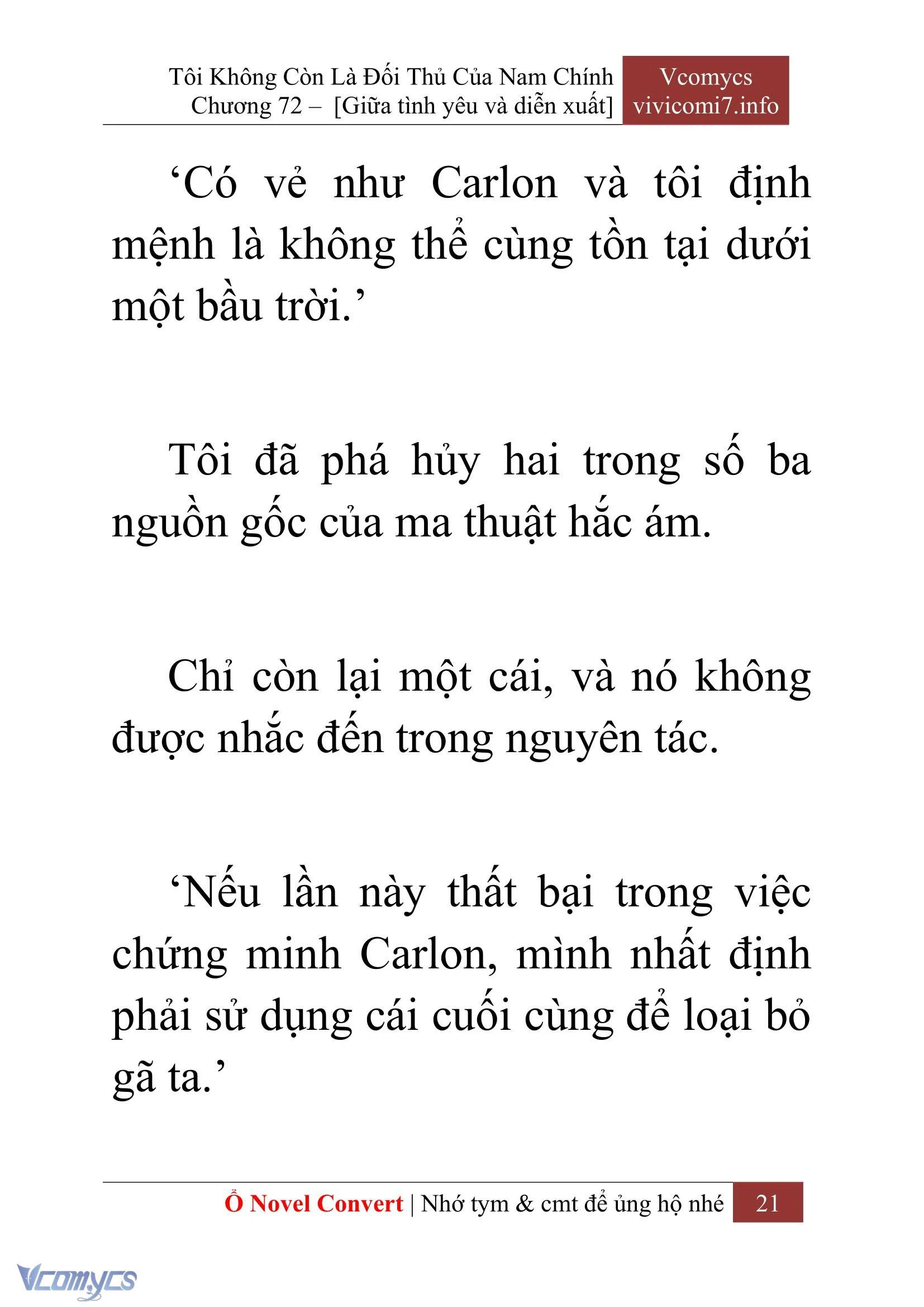 [Novel] Tôi Không Còn Là Đối Thủ Của Nam Chính Chapter  72 - 23