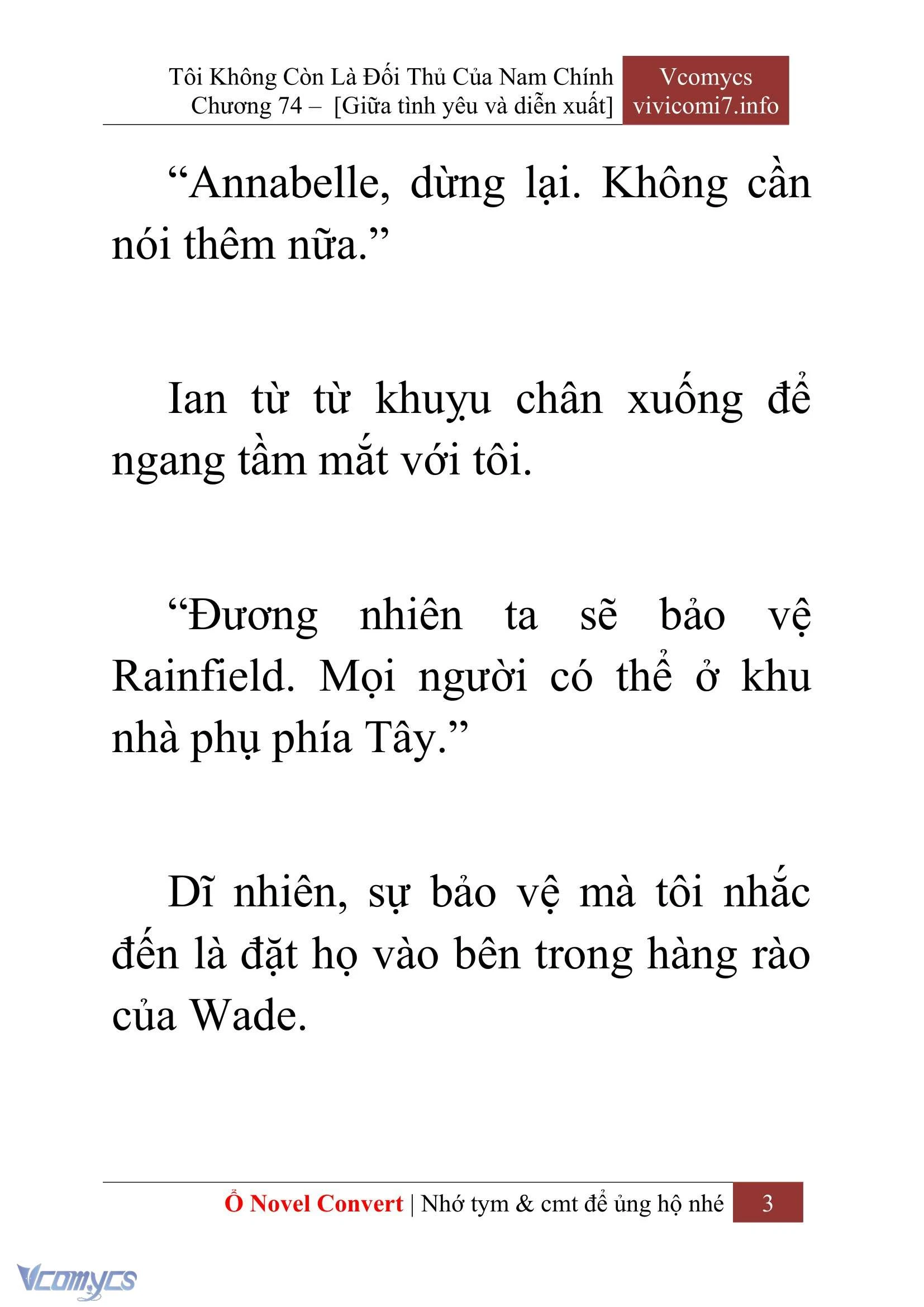 [Novel] Tôi Không Còn Là Đối Thủ Của Nam Chính Chapter  74 - 5