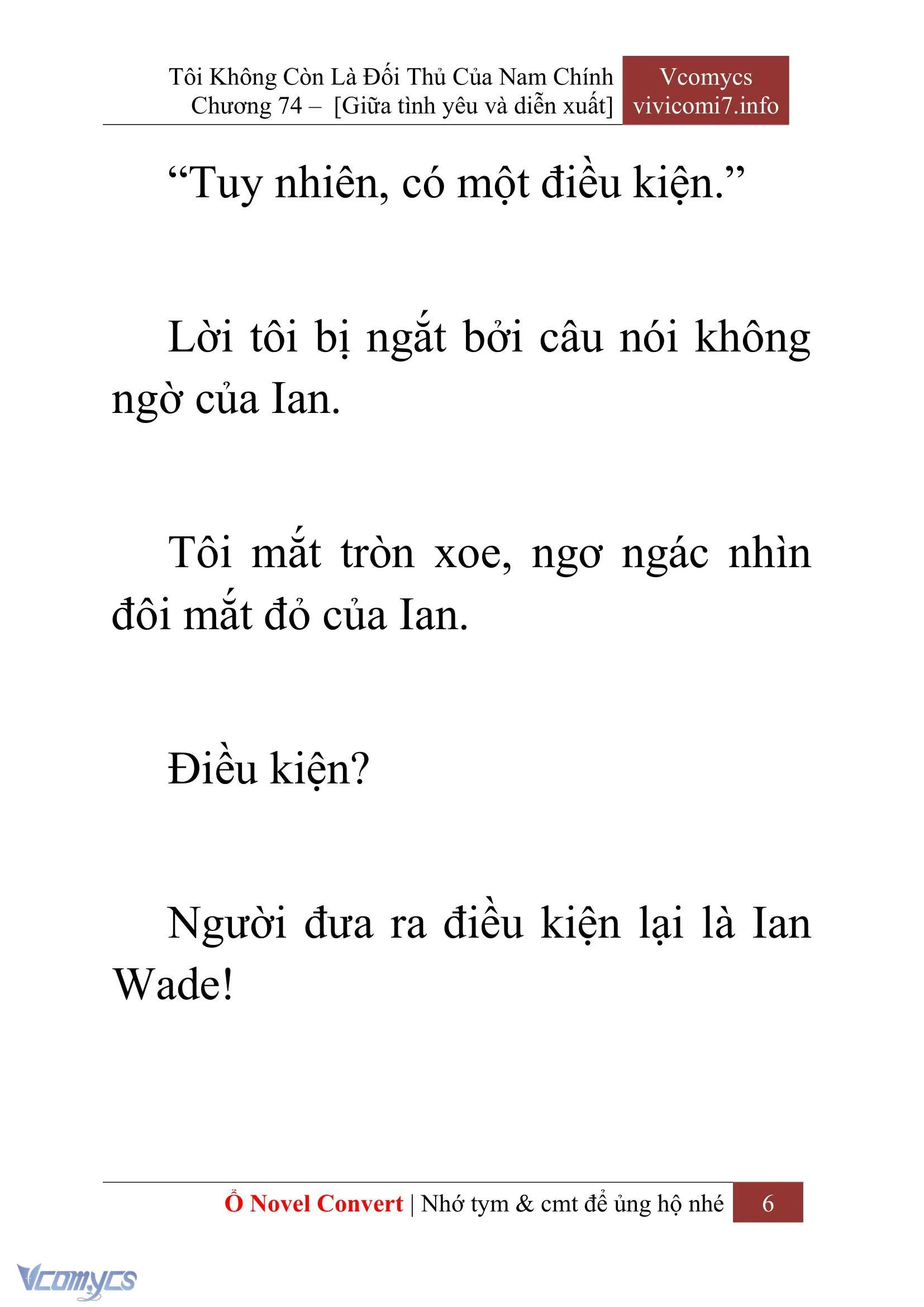 [Novel] Tôi Không Còn Là Đối Thủ Của Nam Chính Chapter  74 - 8