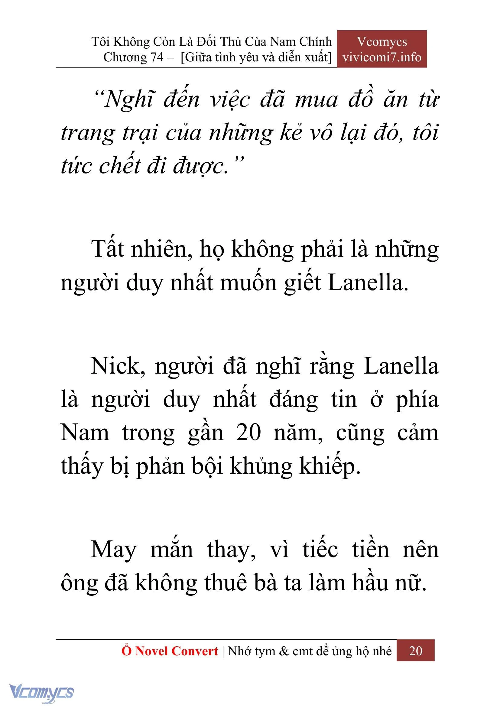 [Novel] Tôi Không Còn Là Đối Thủ Của Nam Chính Chapter  74 - 22